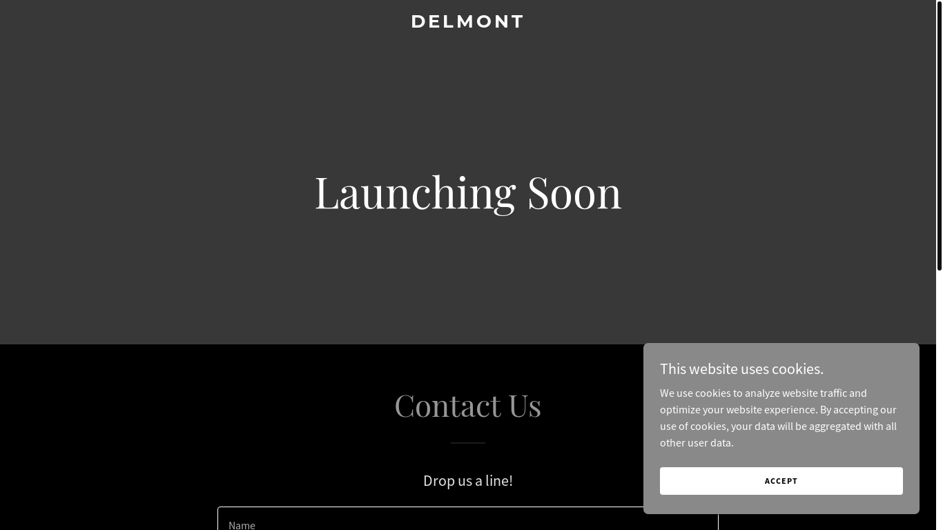 website screenshot of https://trydelmont.com/