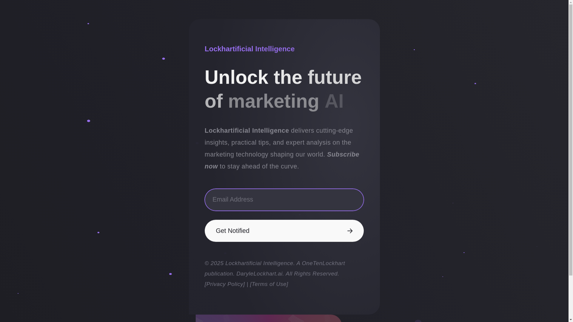website screenshot of https://lockhartificialintelligence.com/