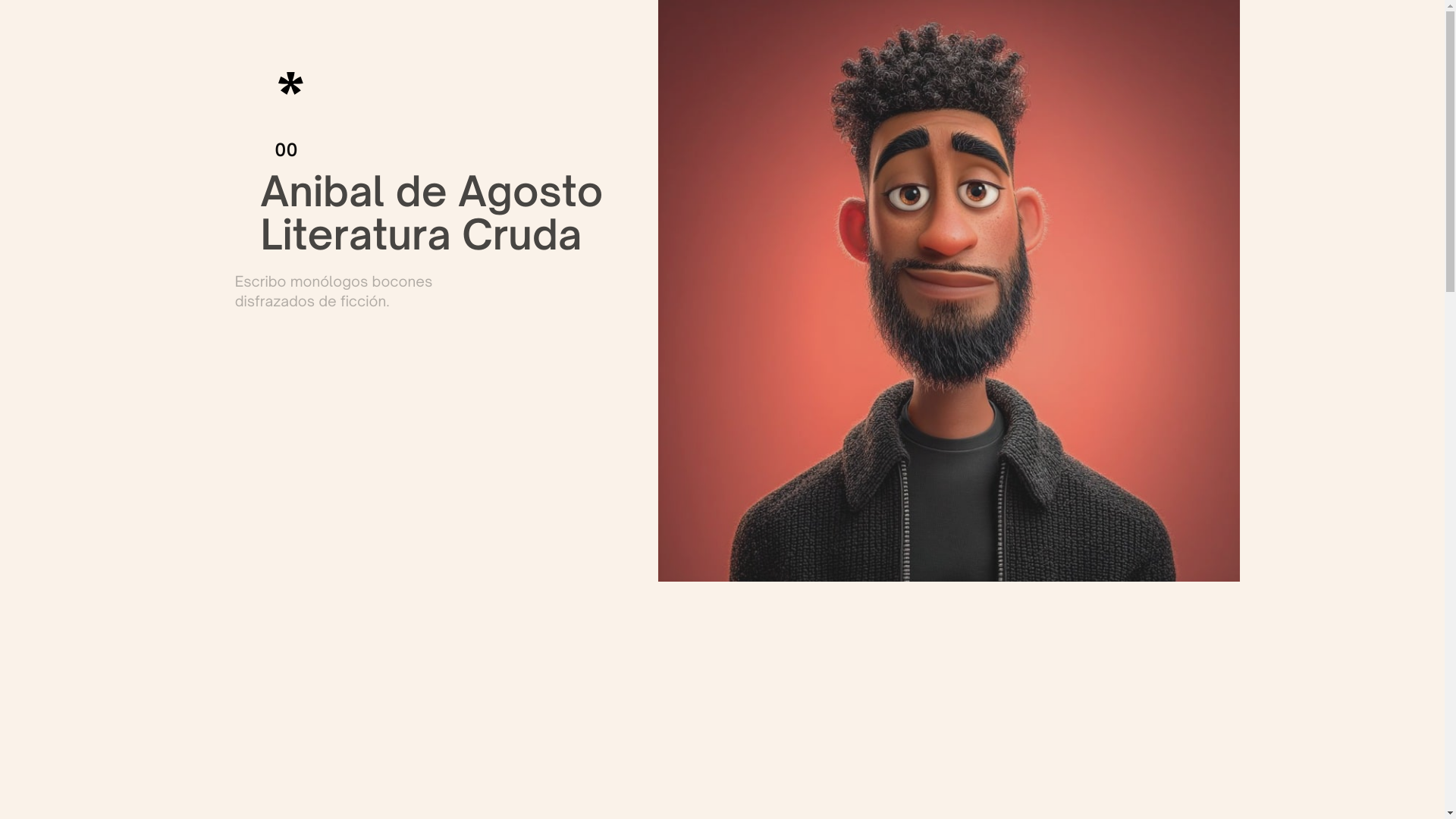website screenshot of https://anibaldeagosto.com/