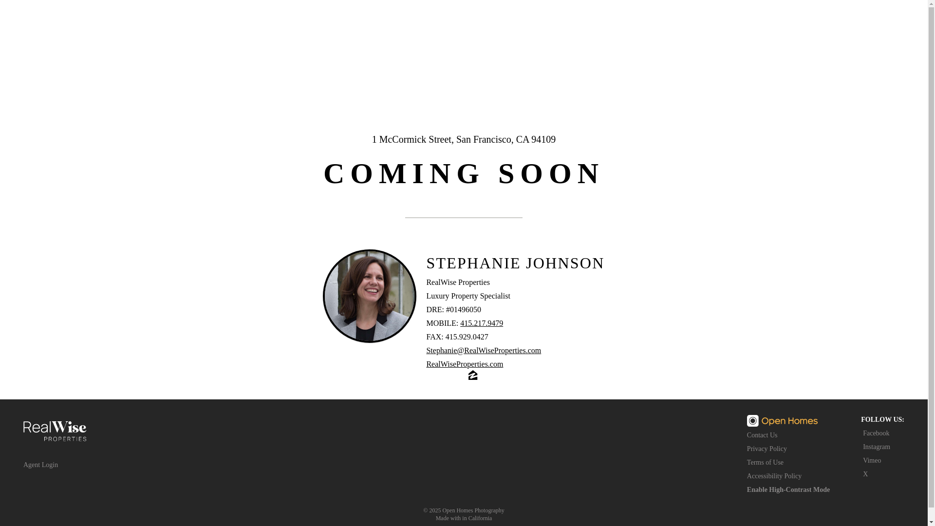 website screenshot of https://1mccormickstreet.com/