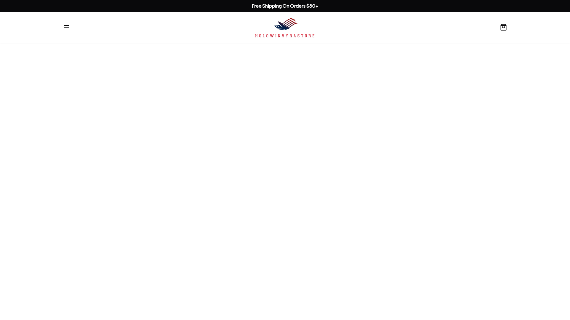 website screenshot of https://holowinvyrastore.com/