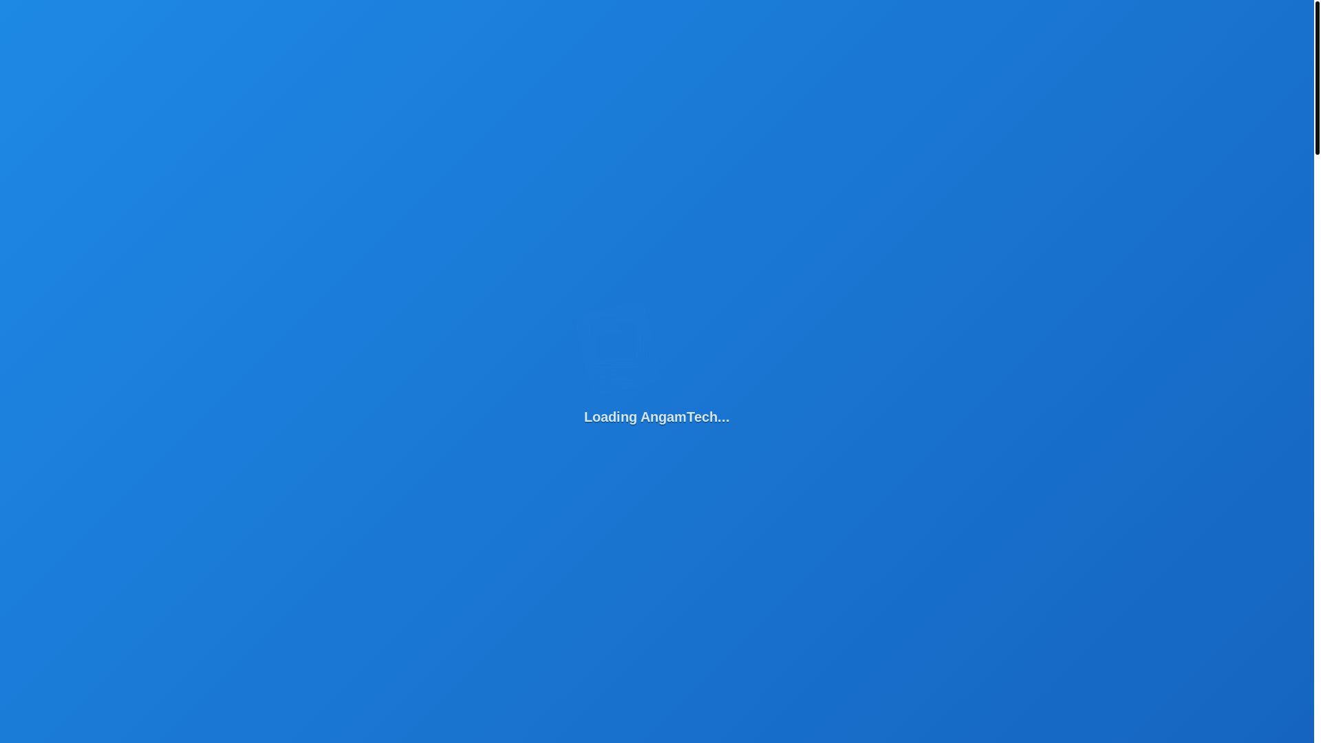 website screenshot of https://angamtech.com/