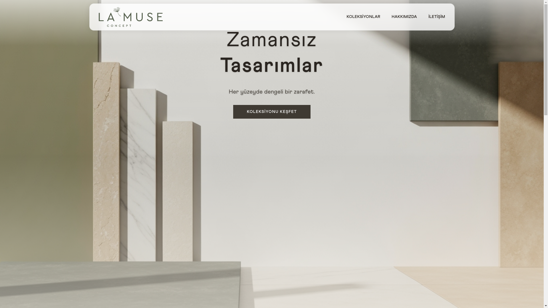 website screenshot of https://lamuse.com.tr/