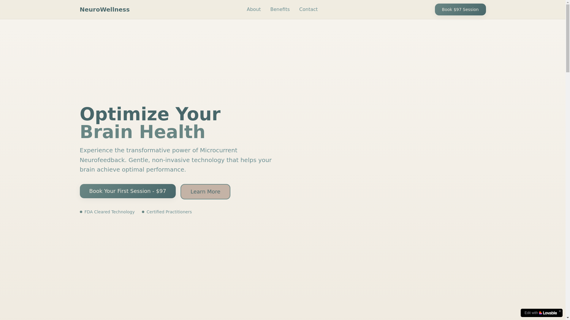 website screenshot of https://neurofeedbacktemecula.com/