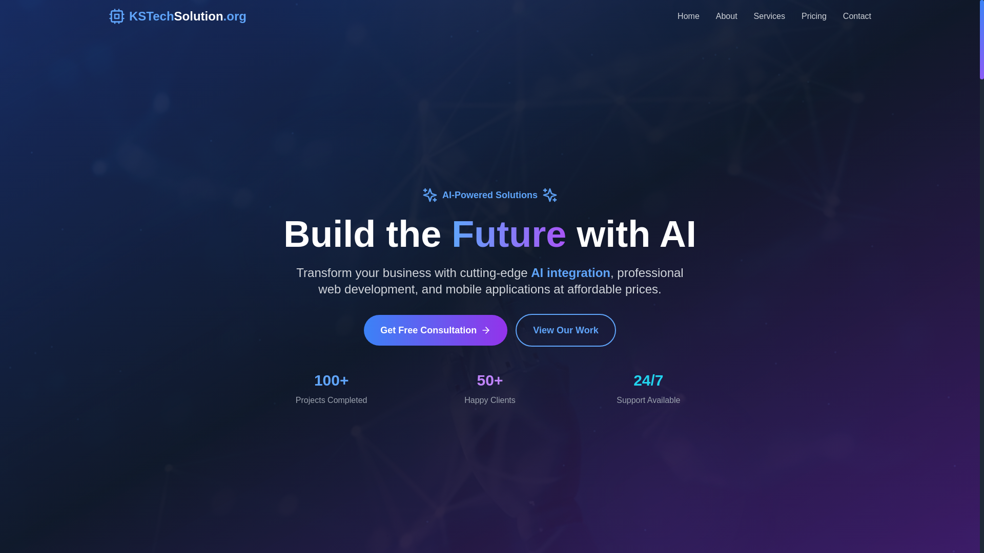 website screenshot of https://kstechsolution.pages.dev/