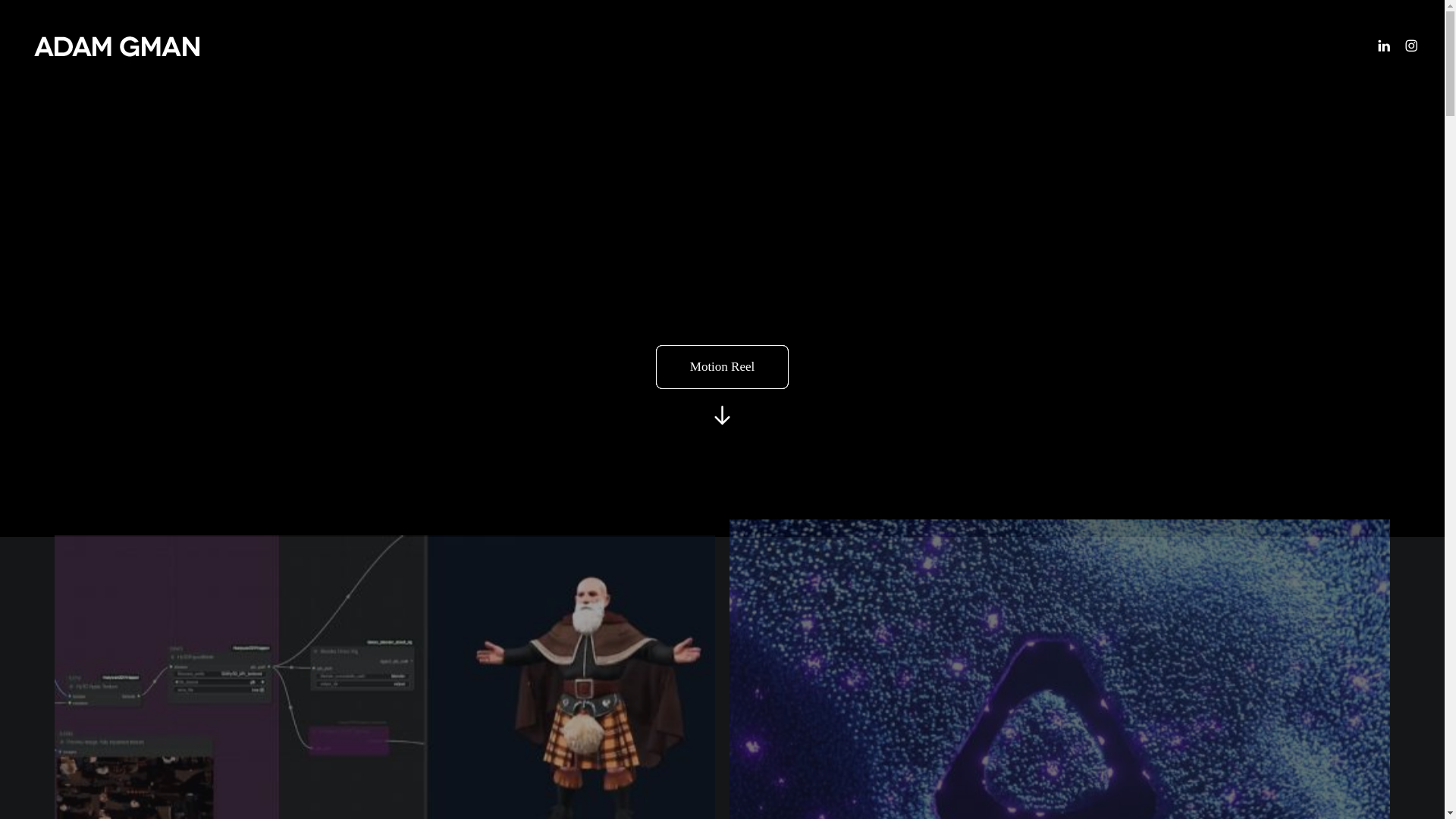 website screenshot of https://adamgman.com