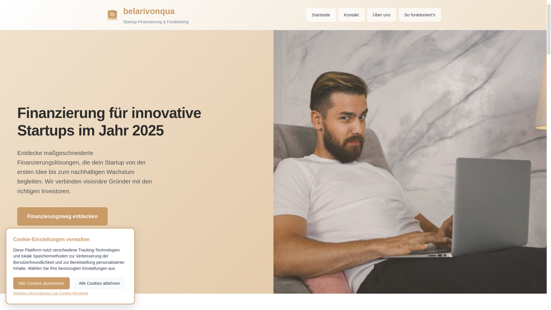 website screenshot of https://belarivonqua.com