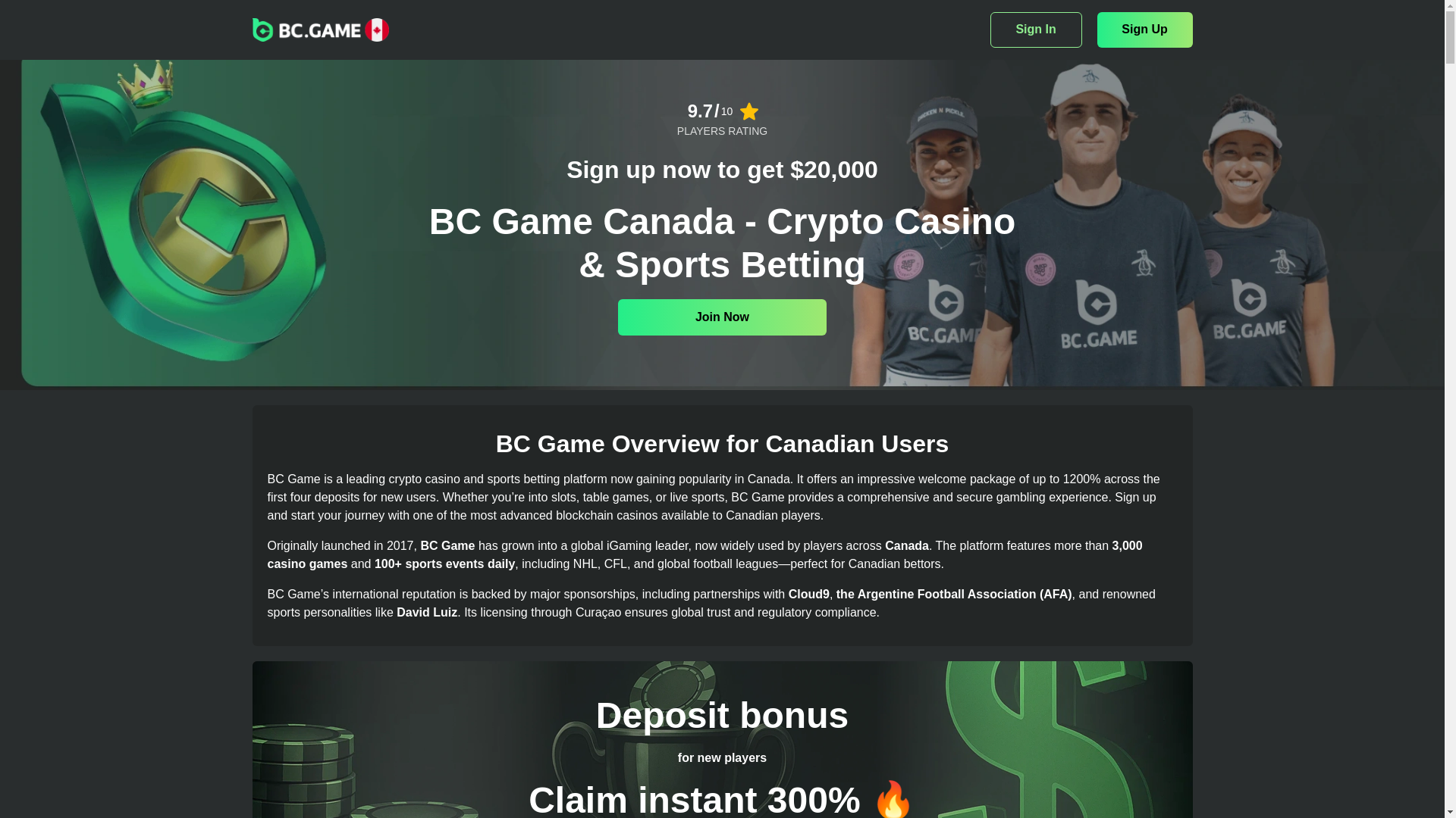 website screenshot of https://bcgamecanada.pages.dev/