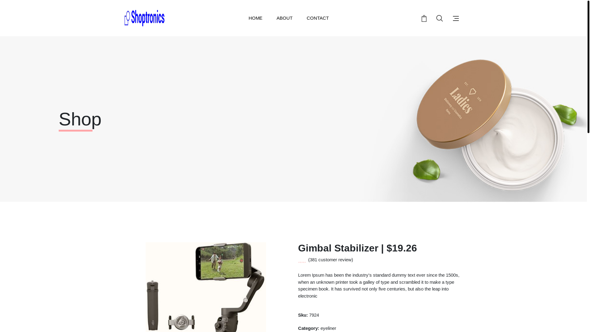 website screenshot of https://shoptronicsia.com/