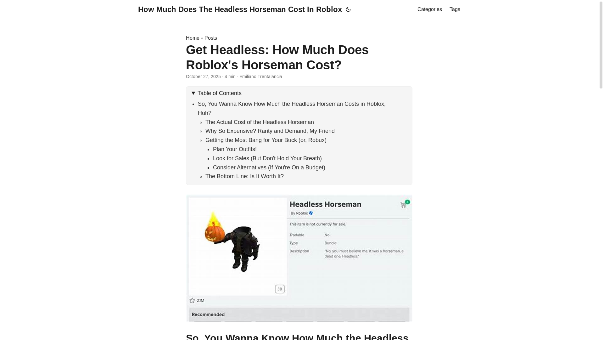 website screenshot of https://how-much-does-the-headless-horseman-cost-in-roblox.pages.dev/