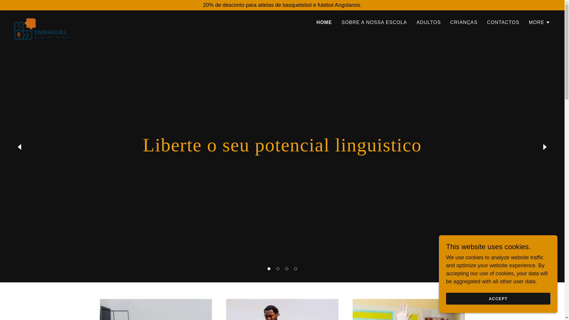 website screenshot of https://emmanuelenglishschool.info/