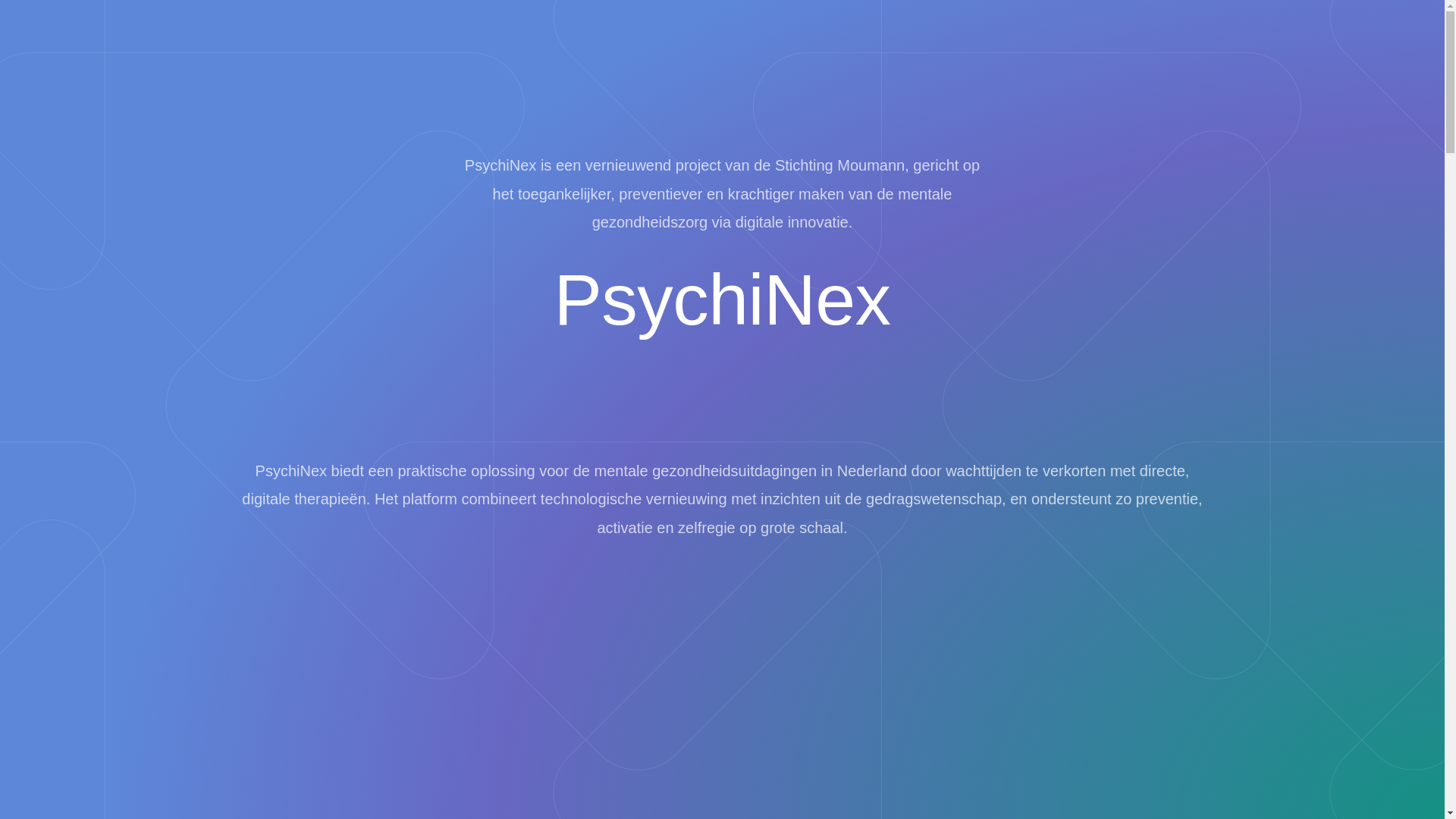 website screenshot of https://psychinex.nl/
