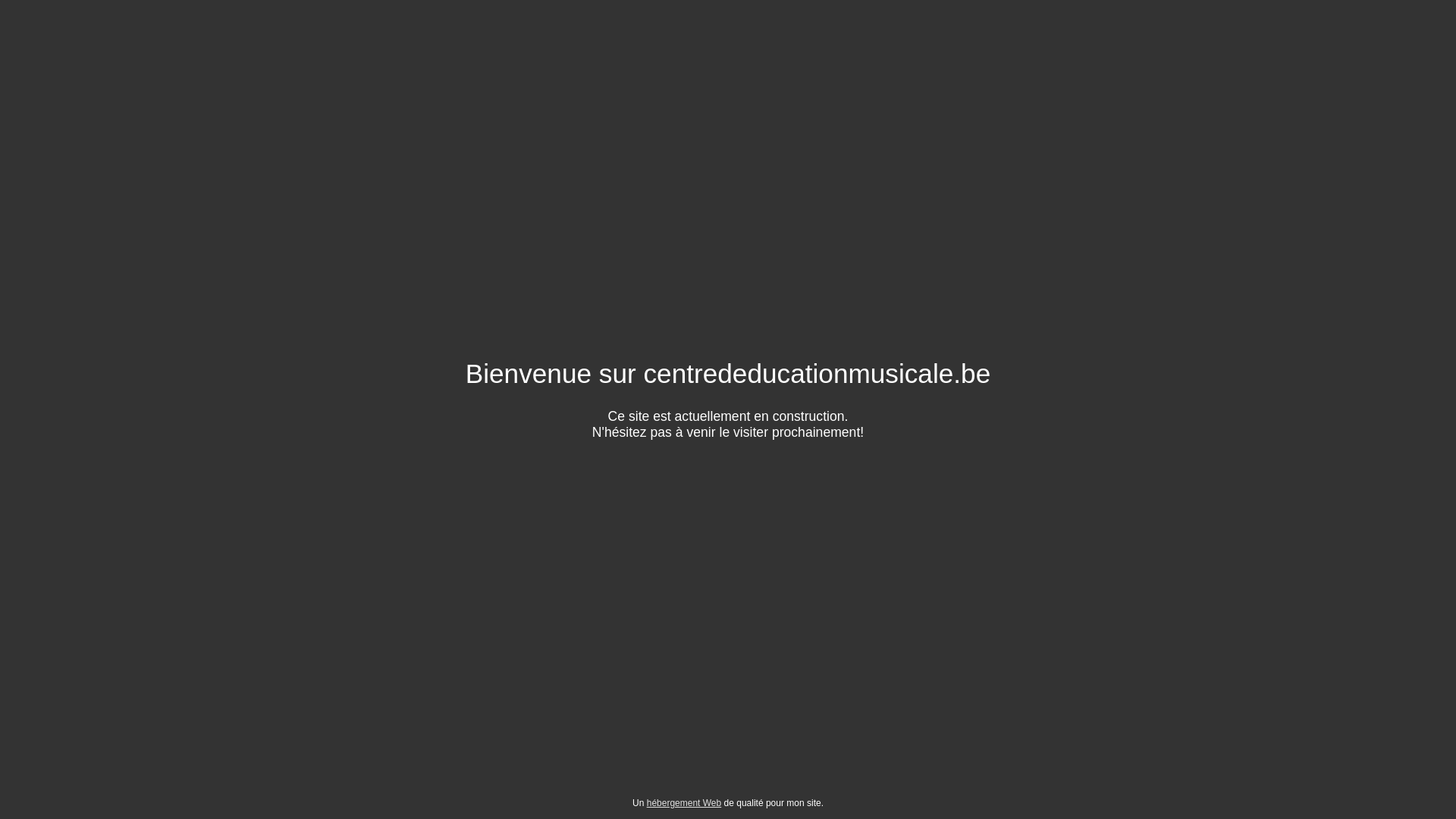 website screenshot of https://centrededucationmusicale.be/