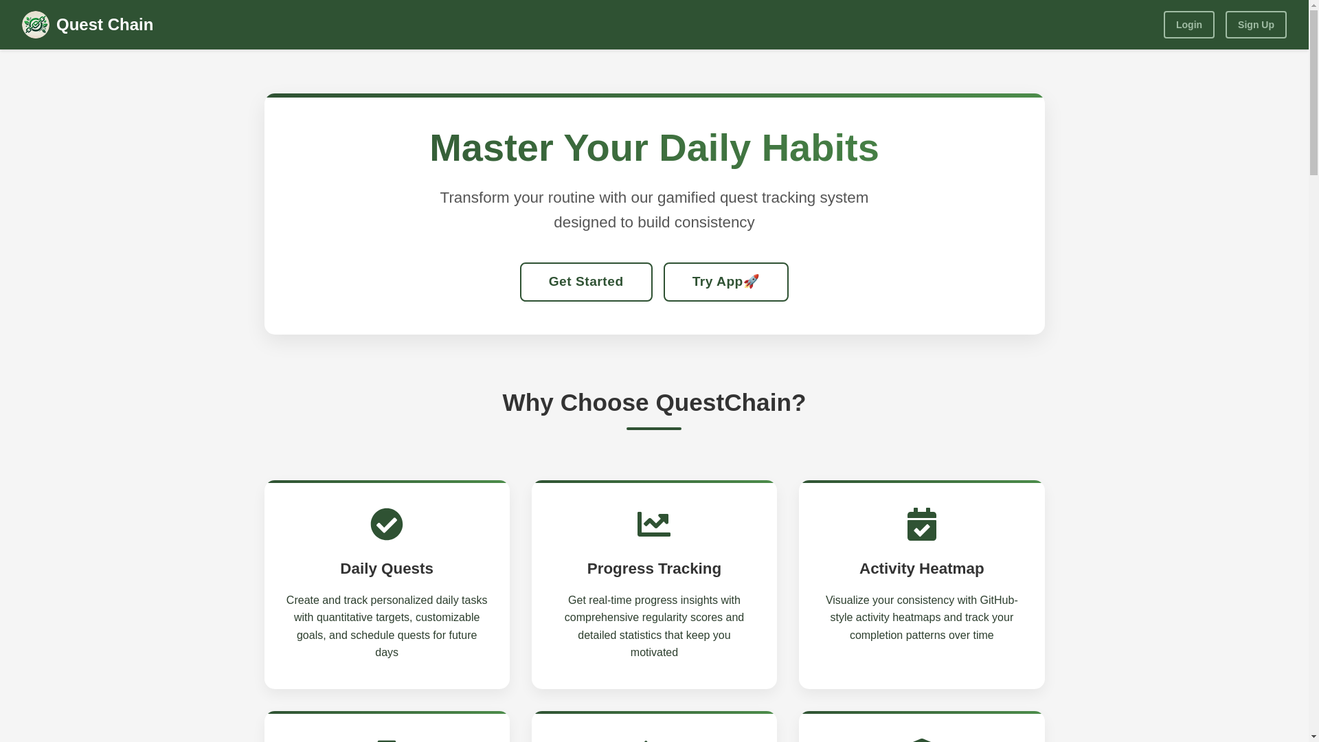 website screenshot of https://questchain.pages.dev/