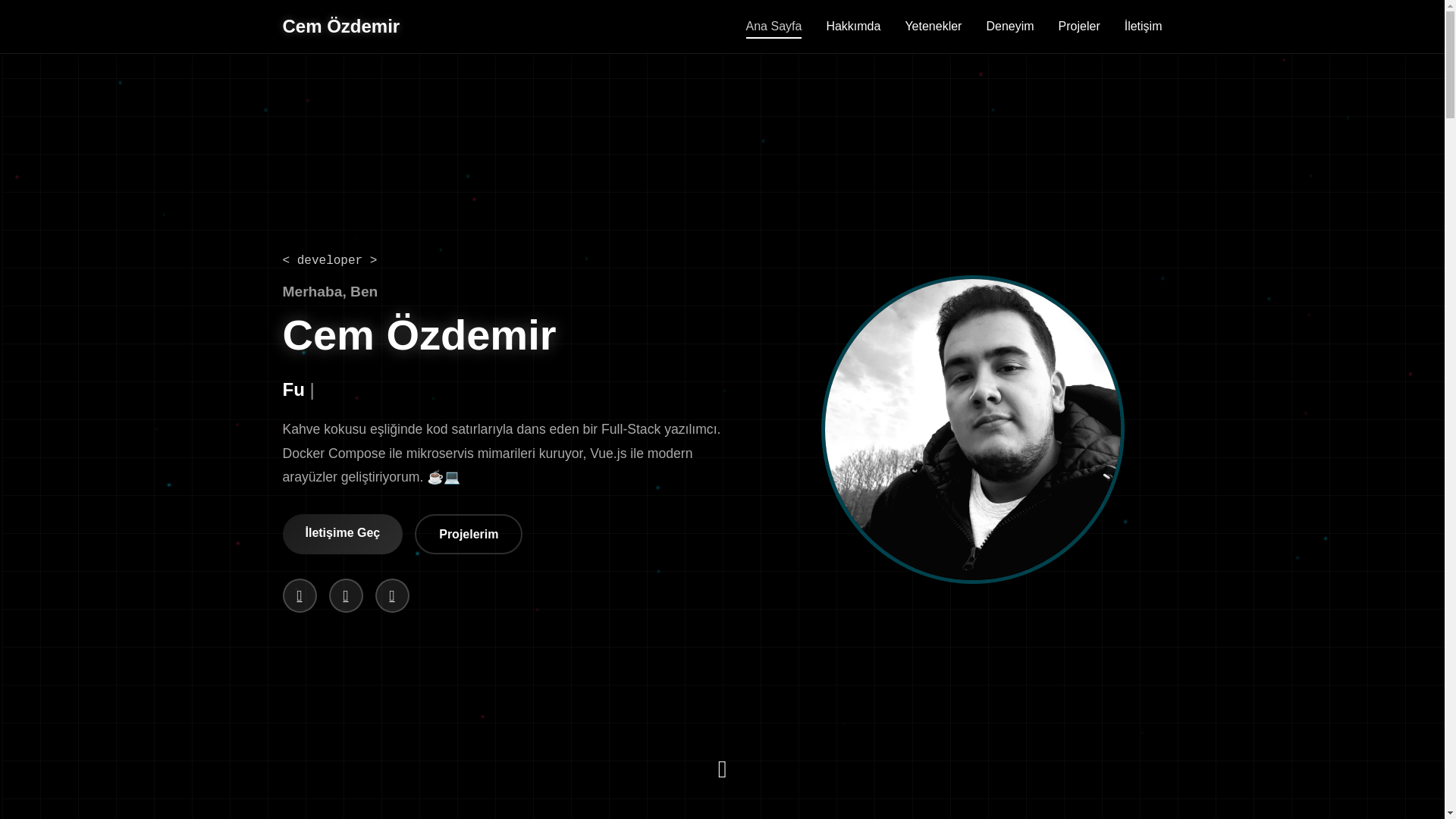 website screenshot of https://cemozdemir.net.tr/