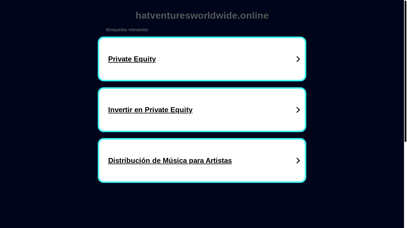 website screenshot of https://hatventuresworldwide.online/