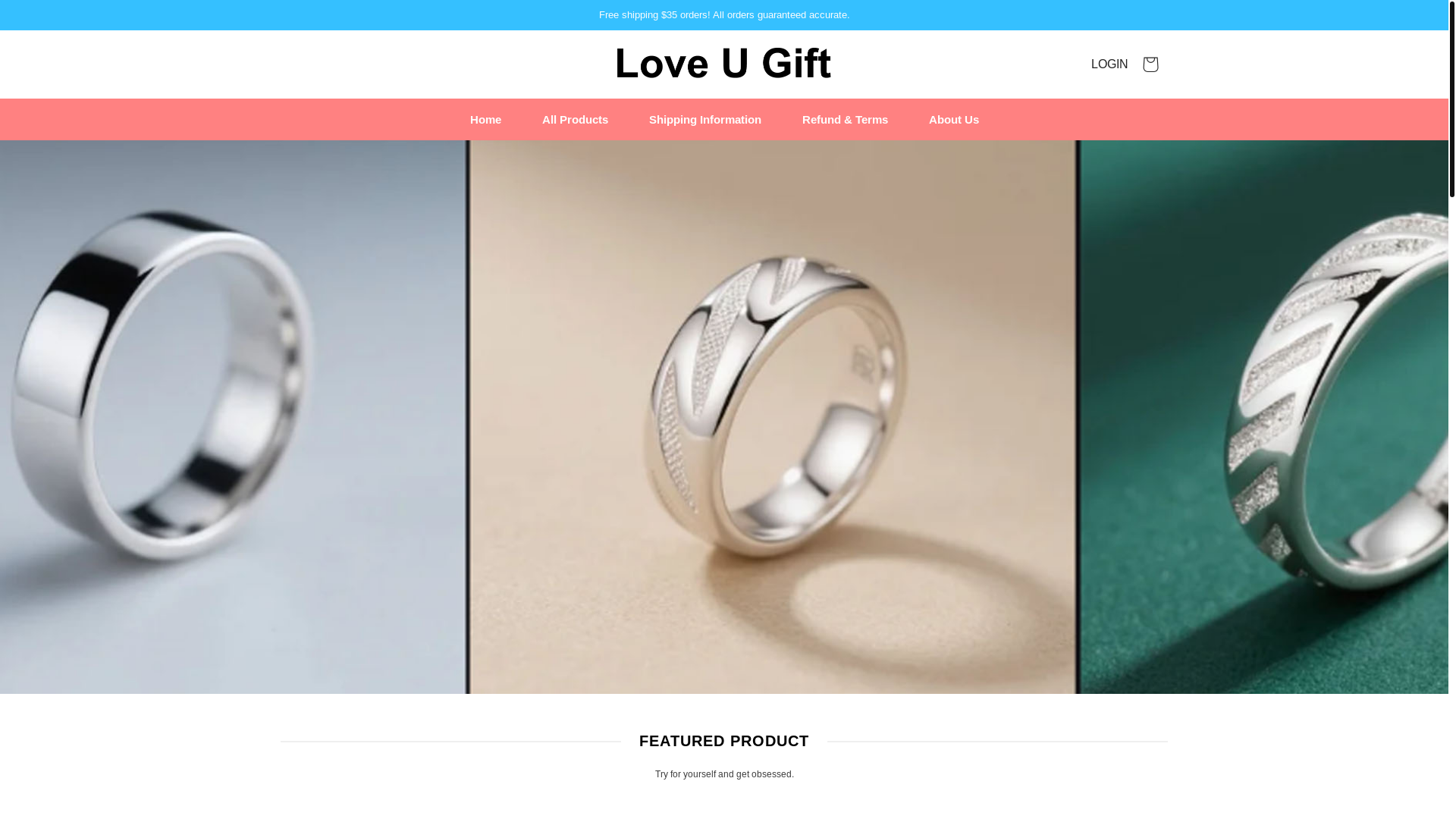 website screenshot of https://love-u-gift.xyz/