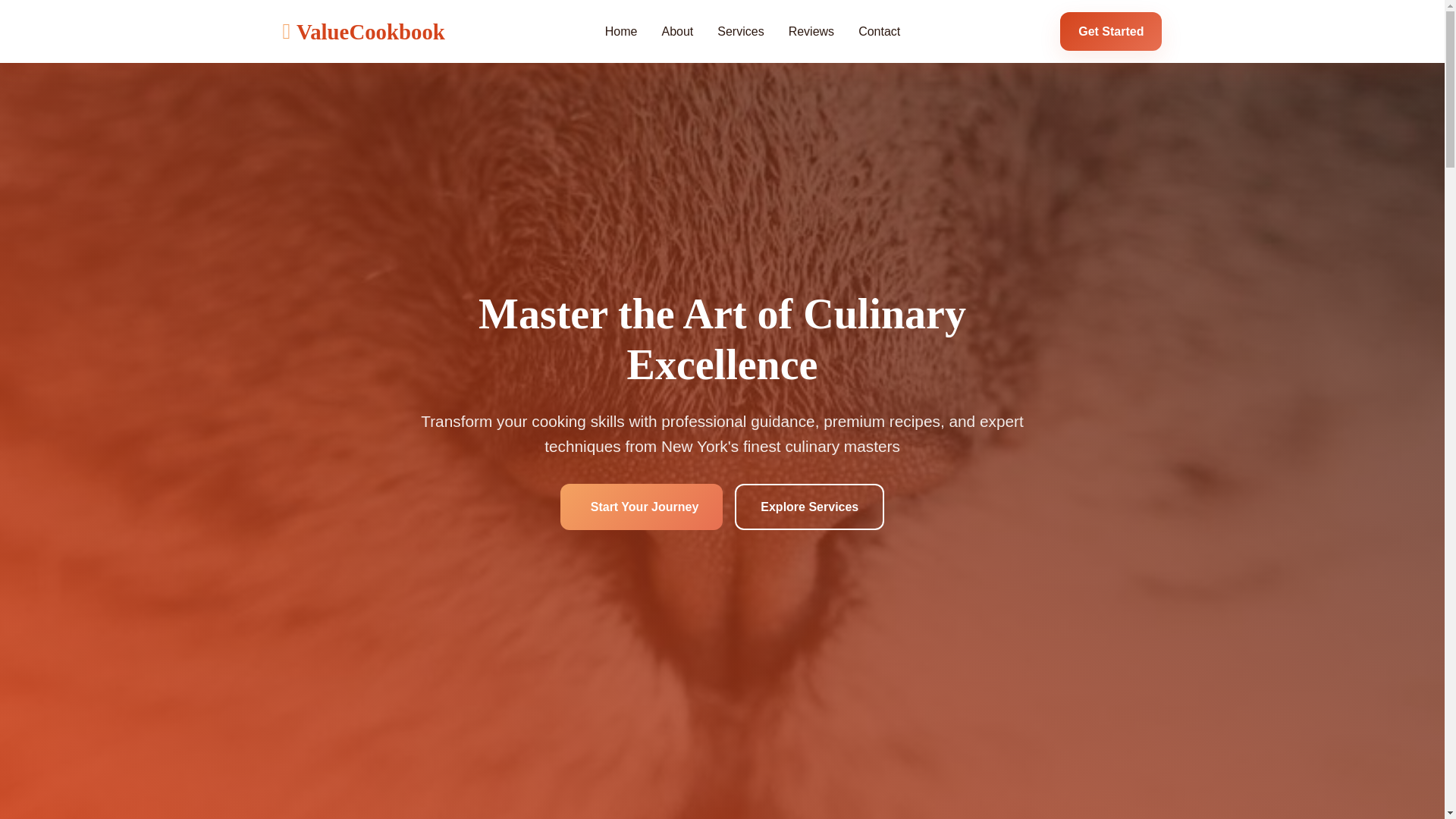 website screenshot of https://valuecookbook.sbs/