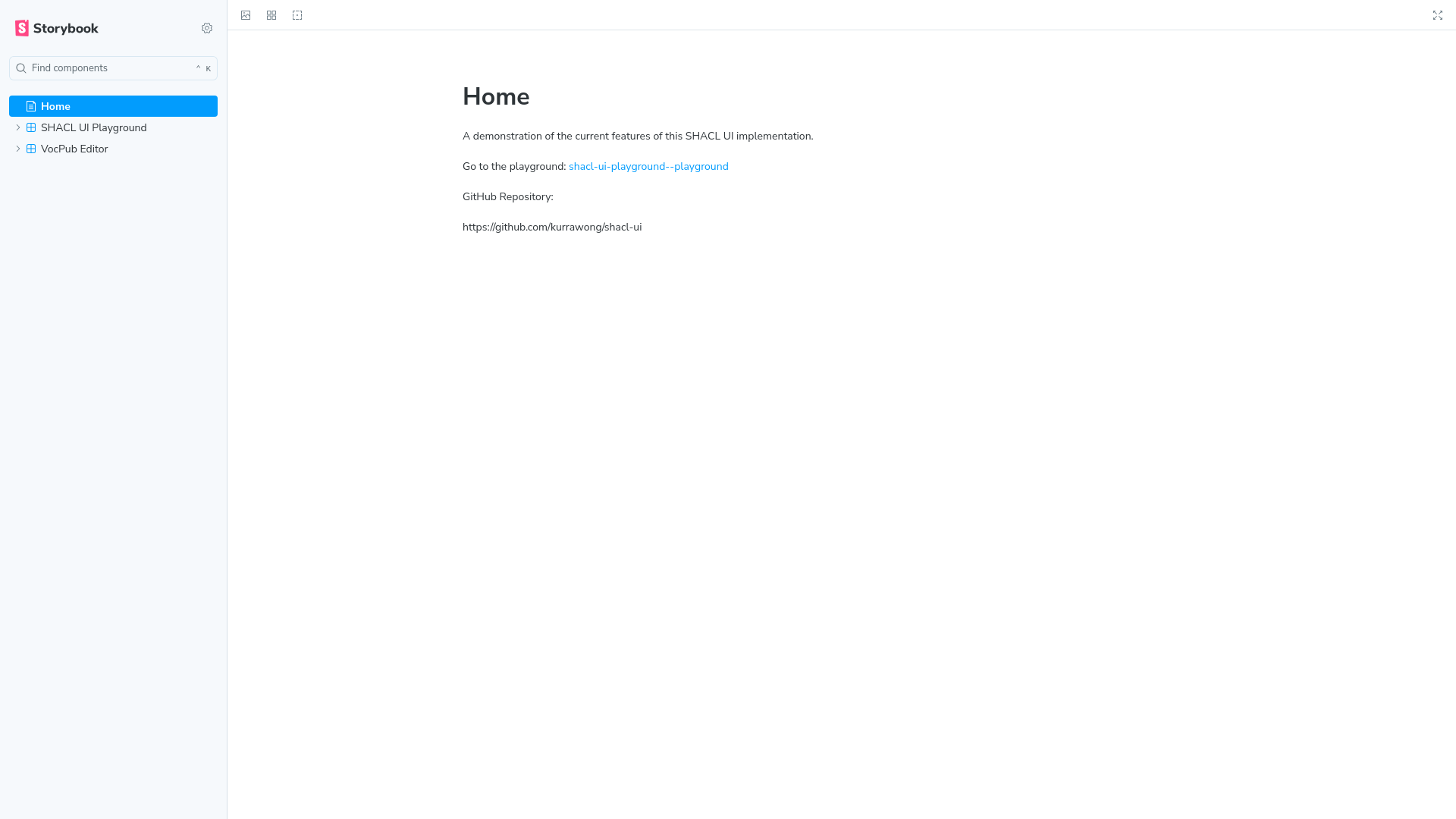 website screenshot of https://shacl-ui.pages.dev/