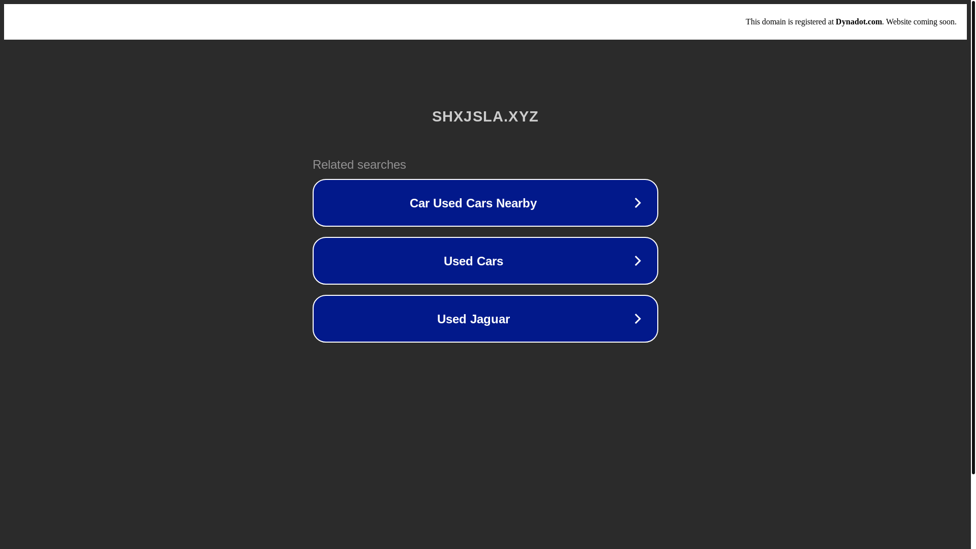 website screenshot of https://shxjsla.xyz/