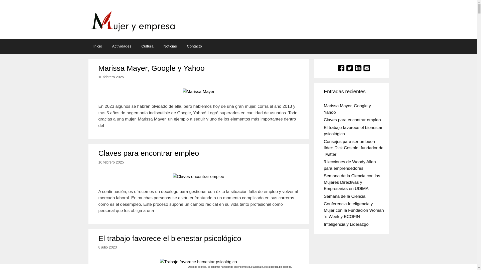 website screenshot of https://mujeryempresa.pages.dev/