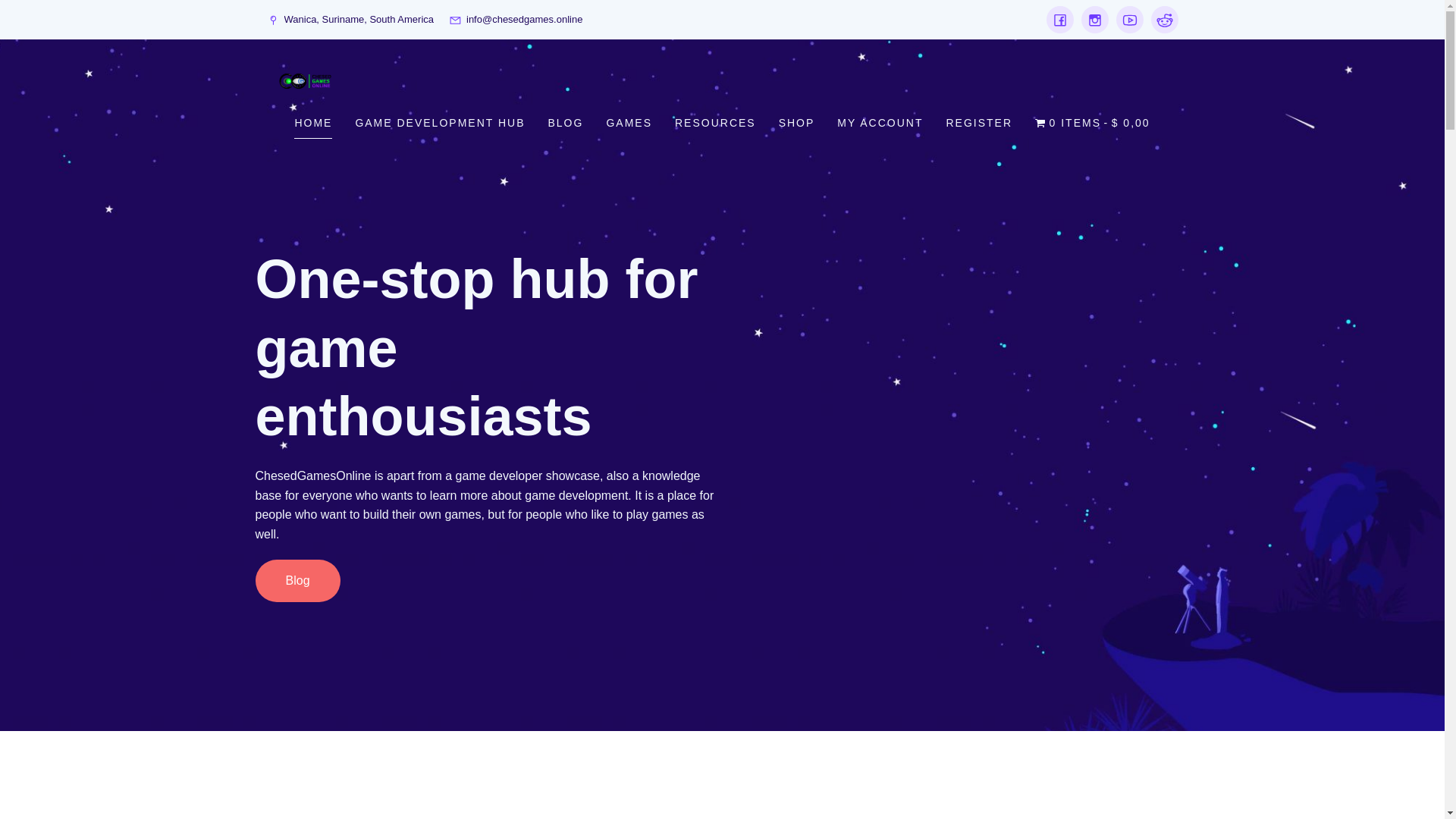 website screenshot of https://chesedgames.online/