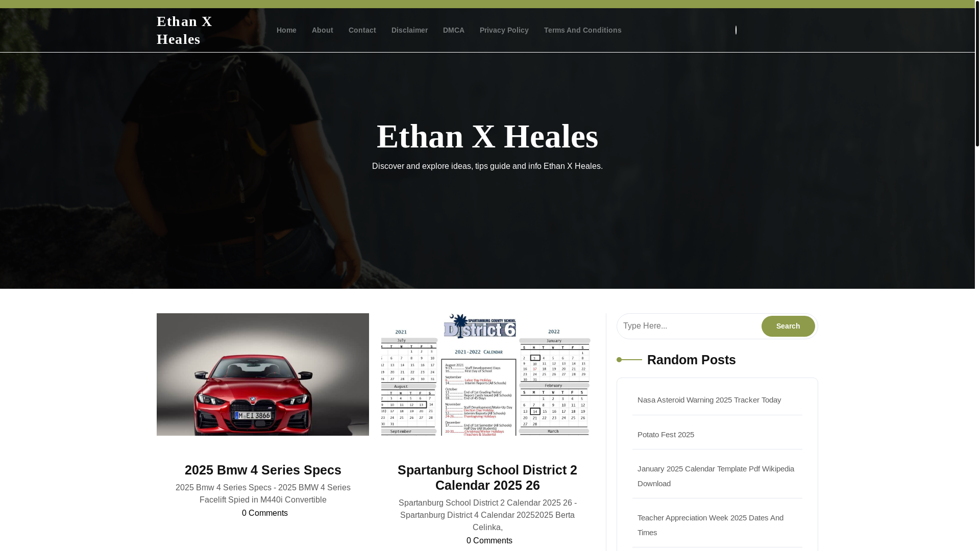 website screenshot of https://ethanxheales.pages.dev/