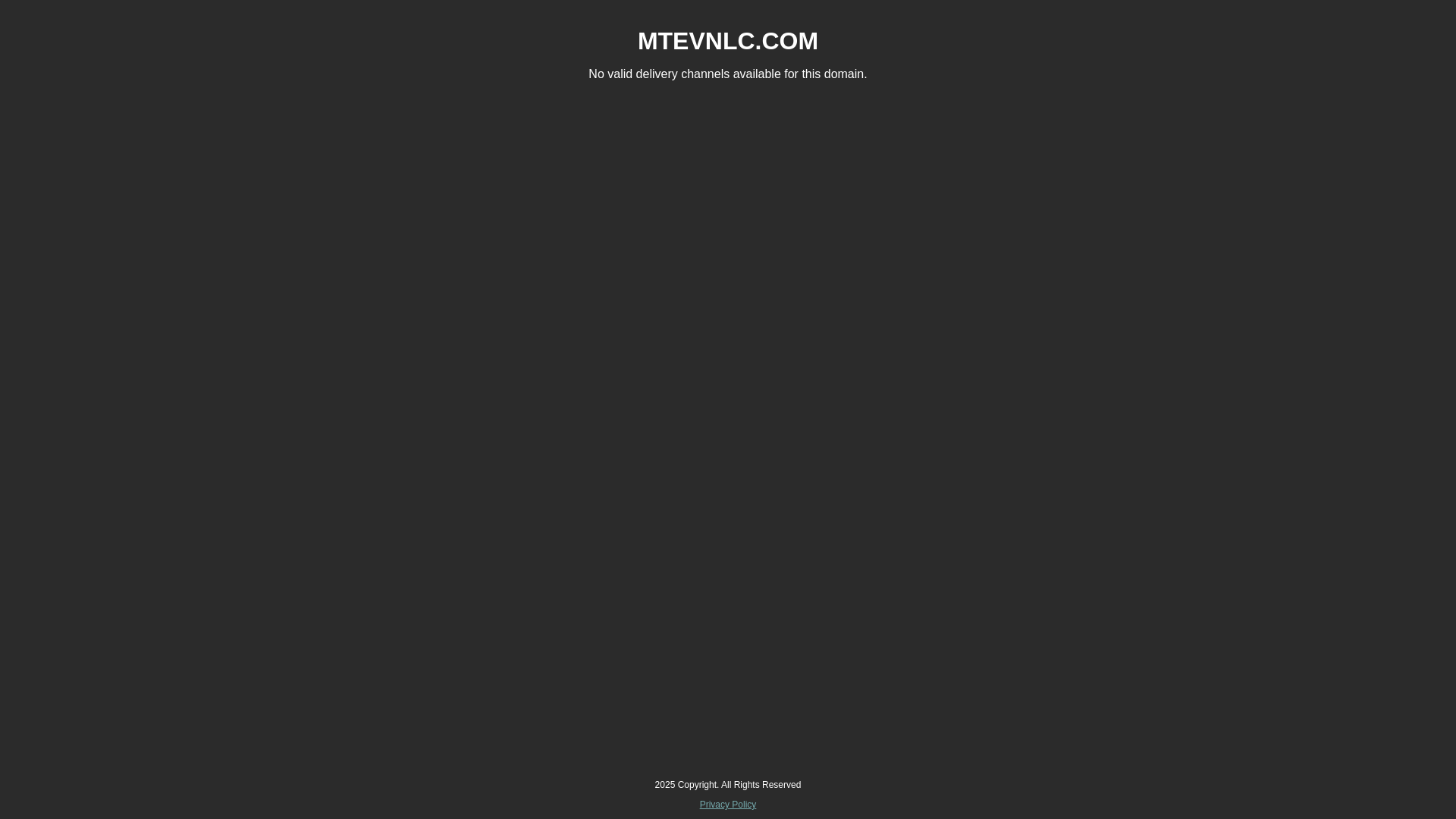 website screenshot of https://mtevnlc.com/