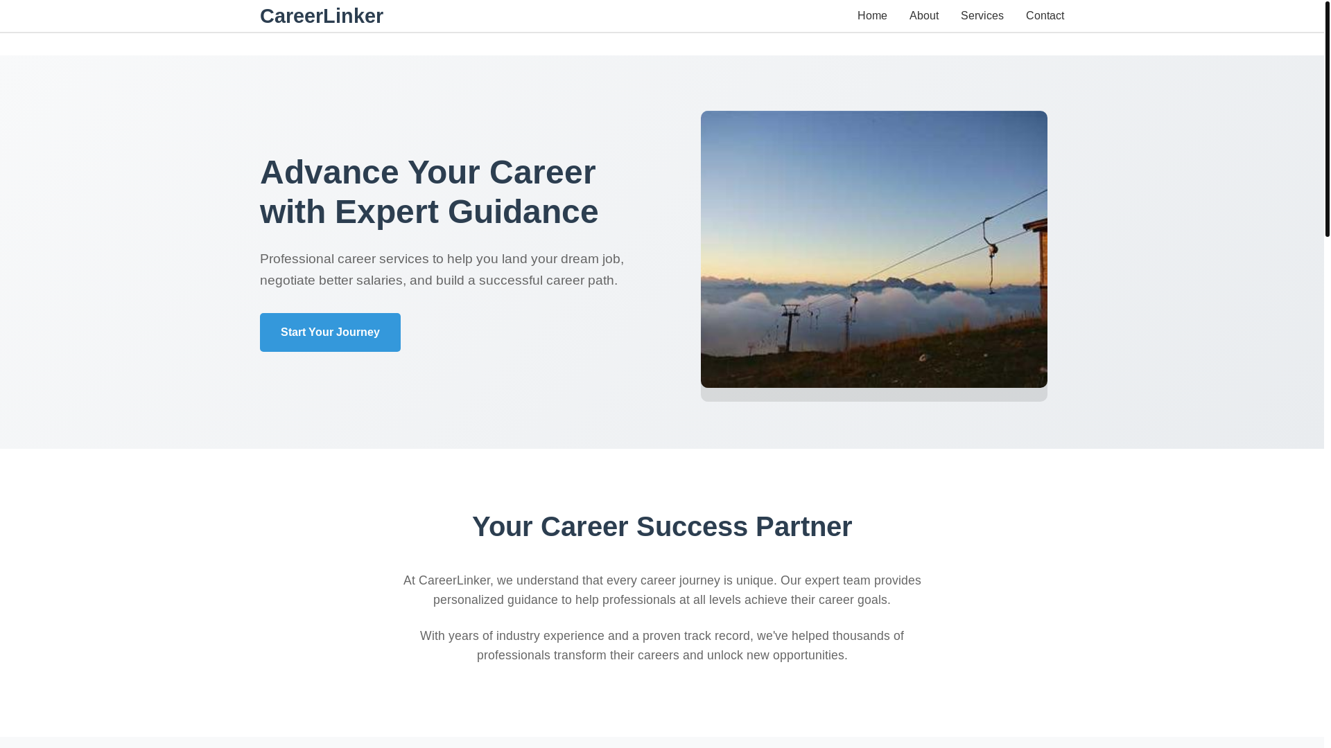 website screenshot of https://careerlinker.shop/