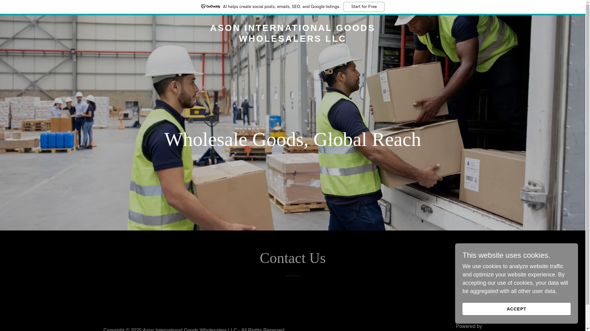 website screenshot of https://asonintl.com/