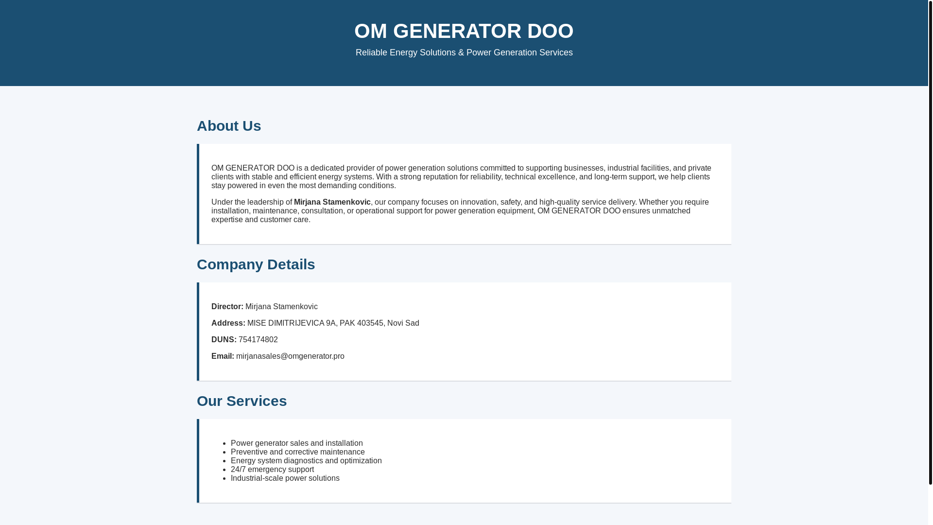 website screenshot of https://omgenerator.pro/
