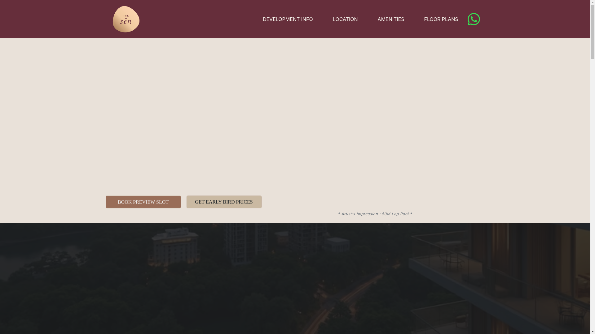website screenshot of https://thesen-residences.com/