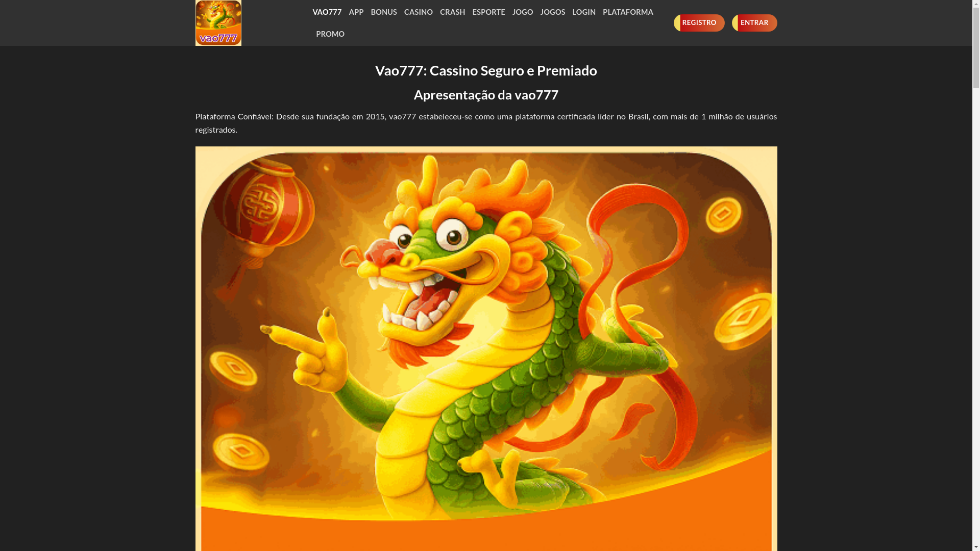 website screenshot of https://vao777d.com/
