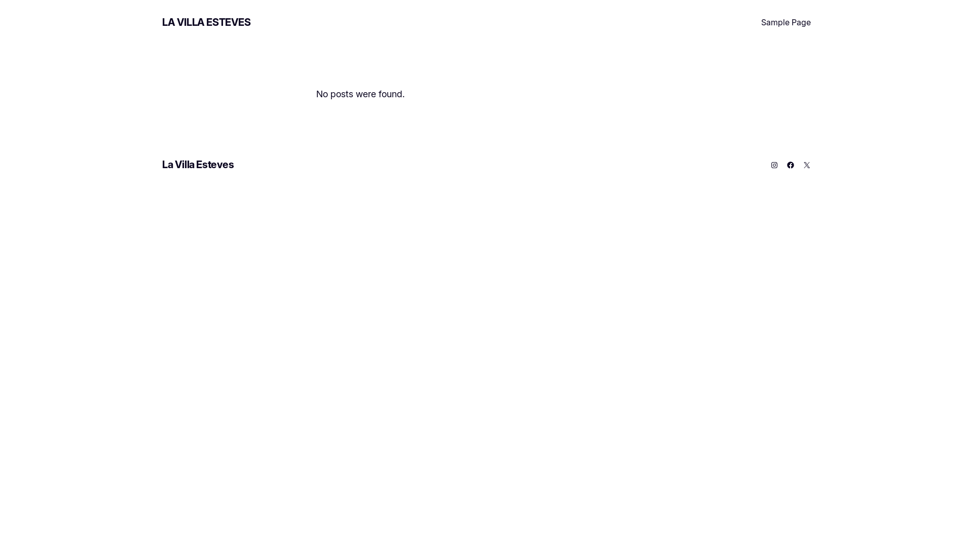 website screenshot of https://lavillaesteves.pt/