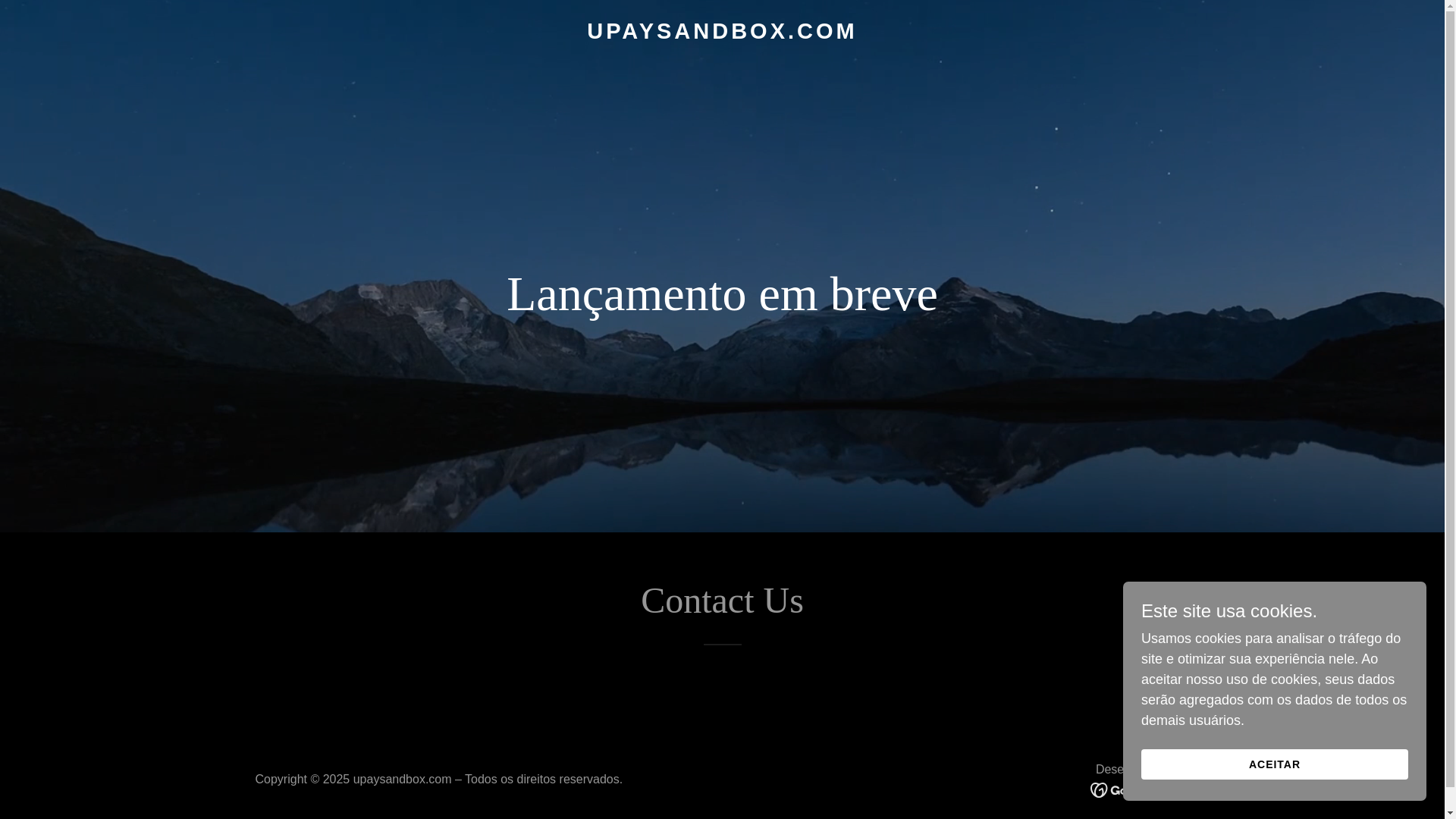 website screenshot of https://upaysandbox.com/