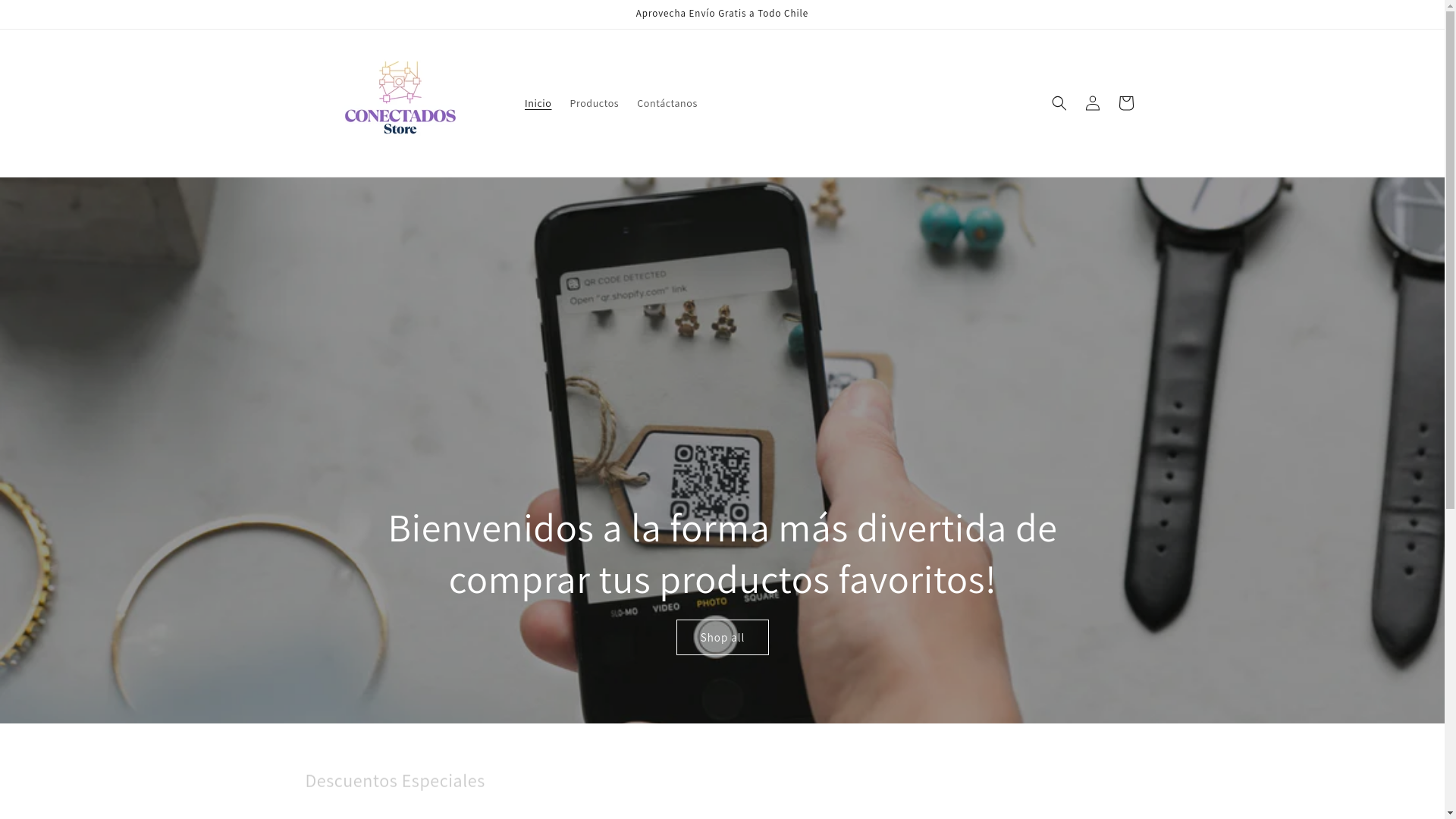 website screenshot of https://conectadostienda.com/