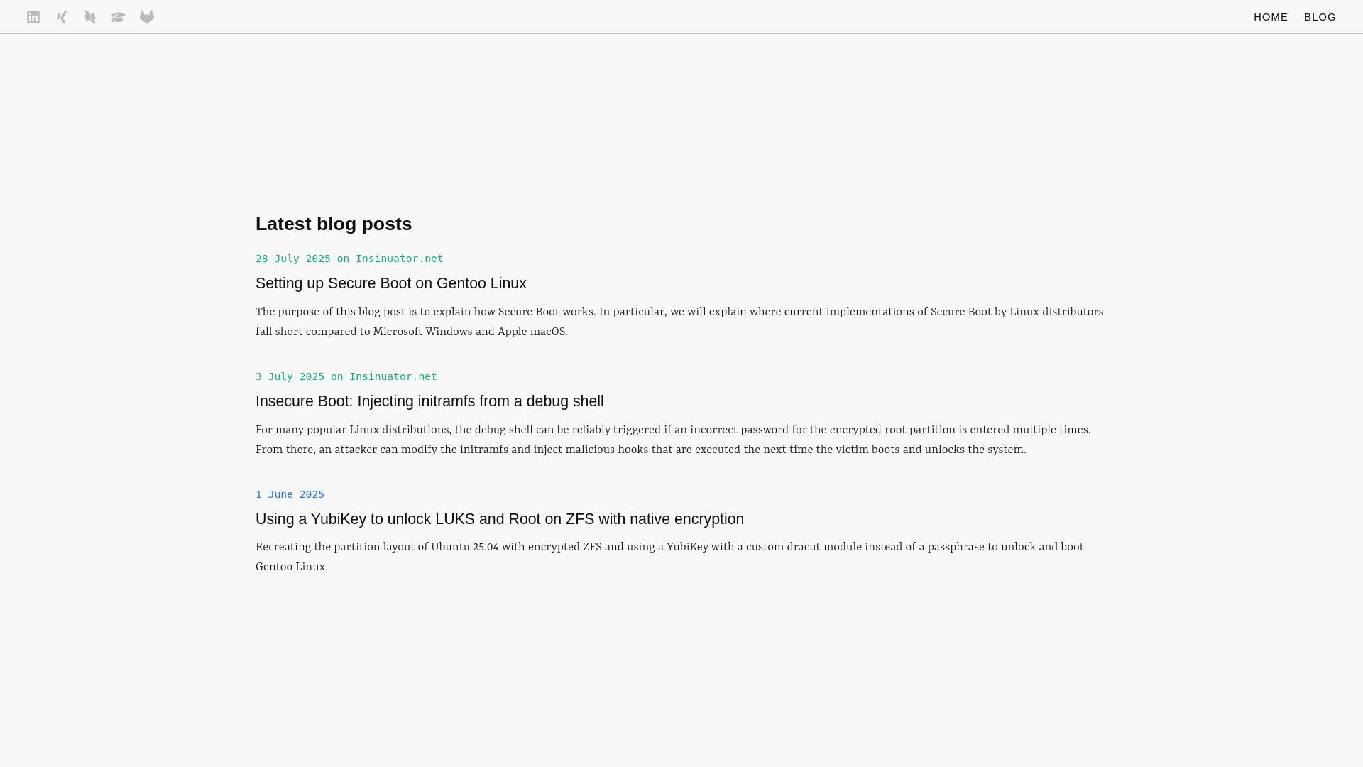 website screenshot of https://www.alexmoch.com/blog/