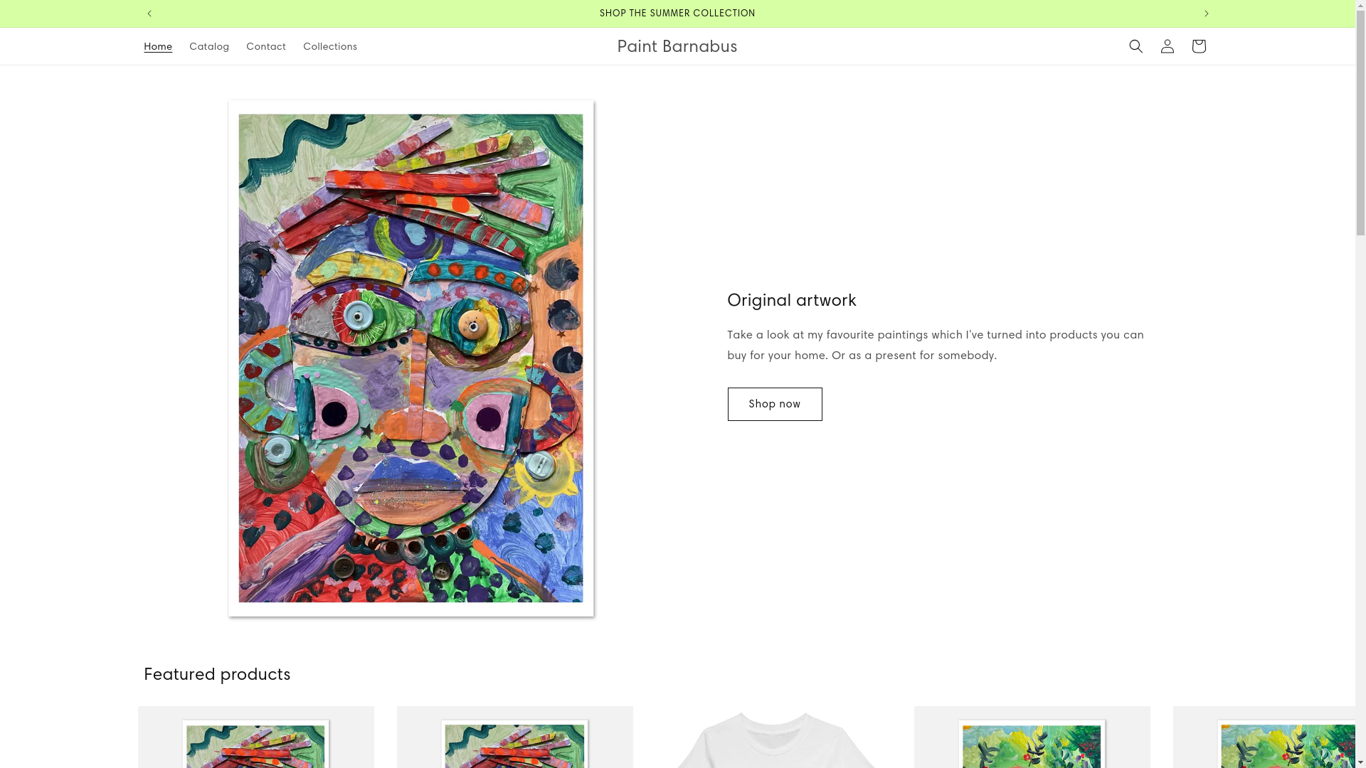 website screenshot of https://paintbarnabus.com/