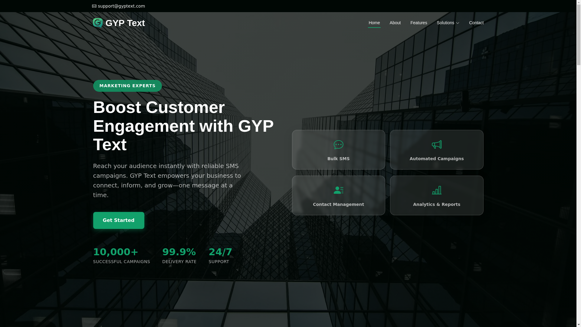website screenshot of https://gyptext-3vi.pages.dev/