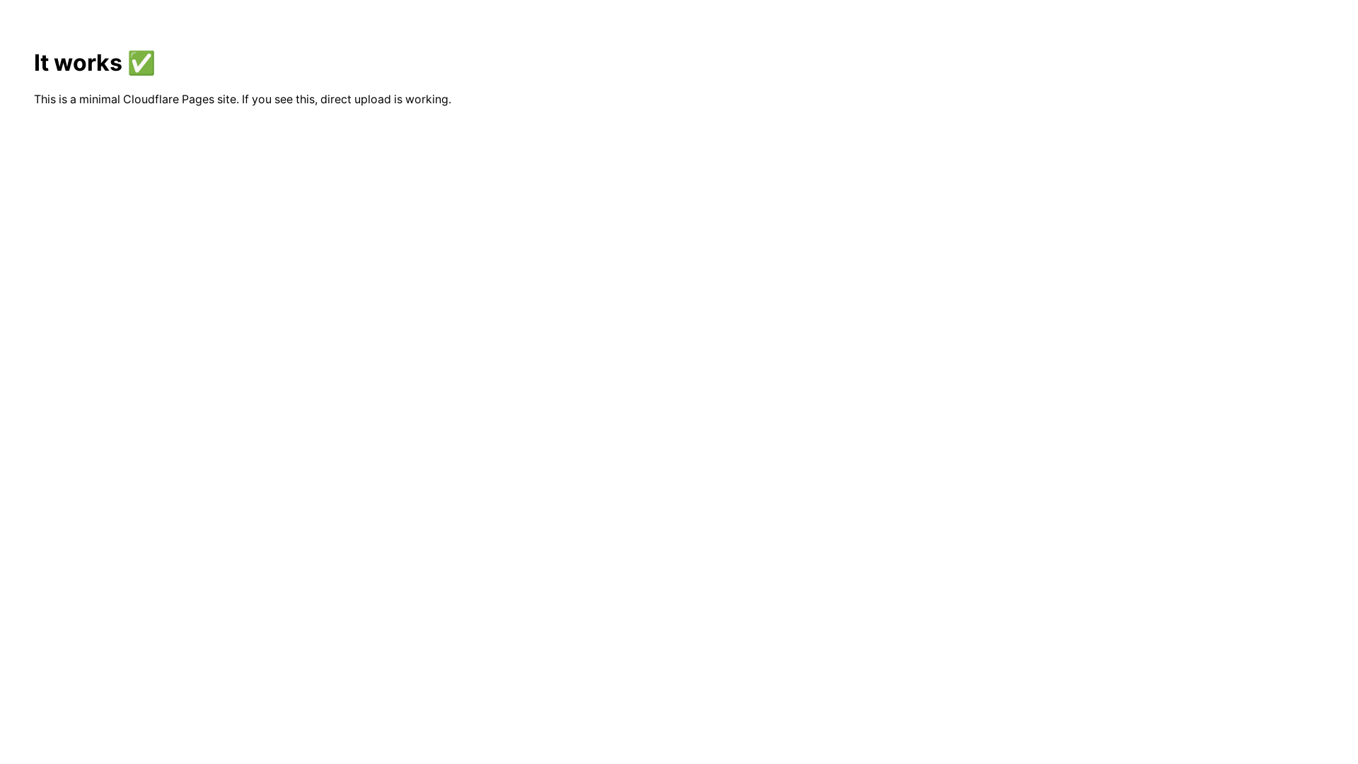 website screenshot of https://hello-world-ele.pages.dev/