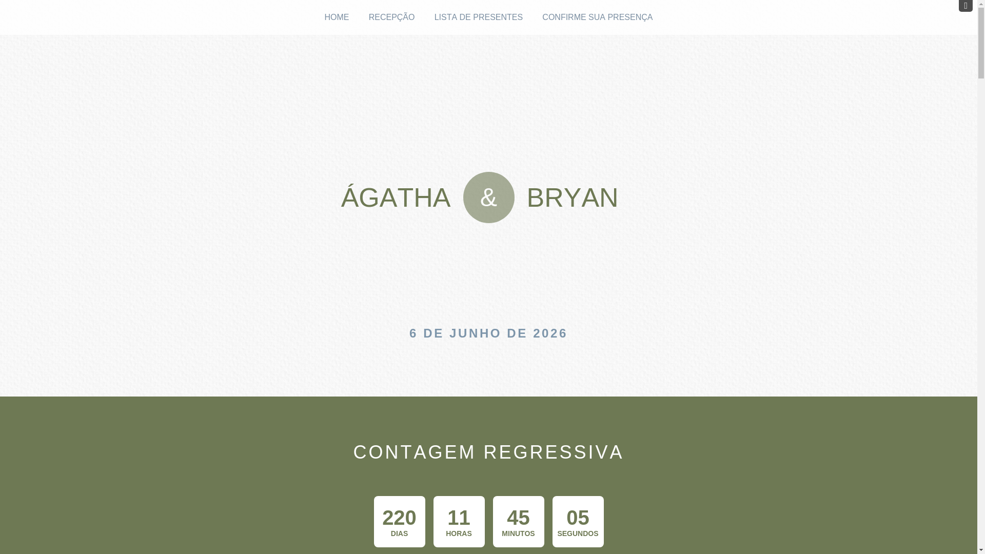 website screenshot of https://agathaebryan.com.br/
