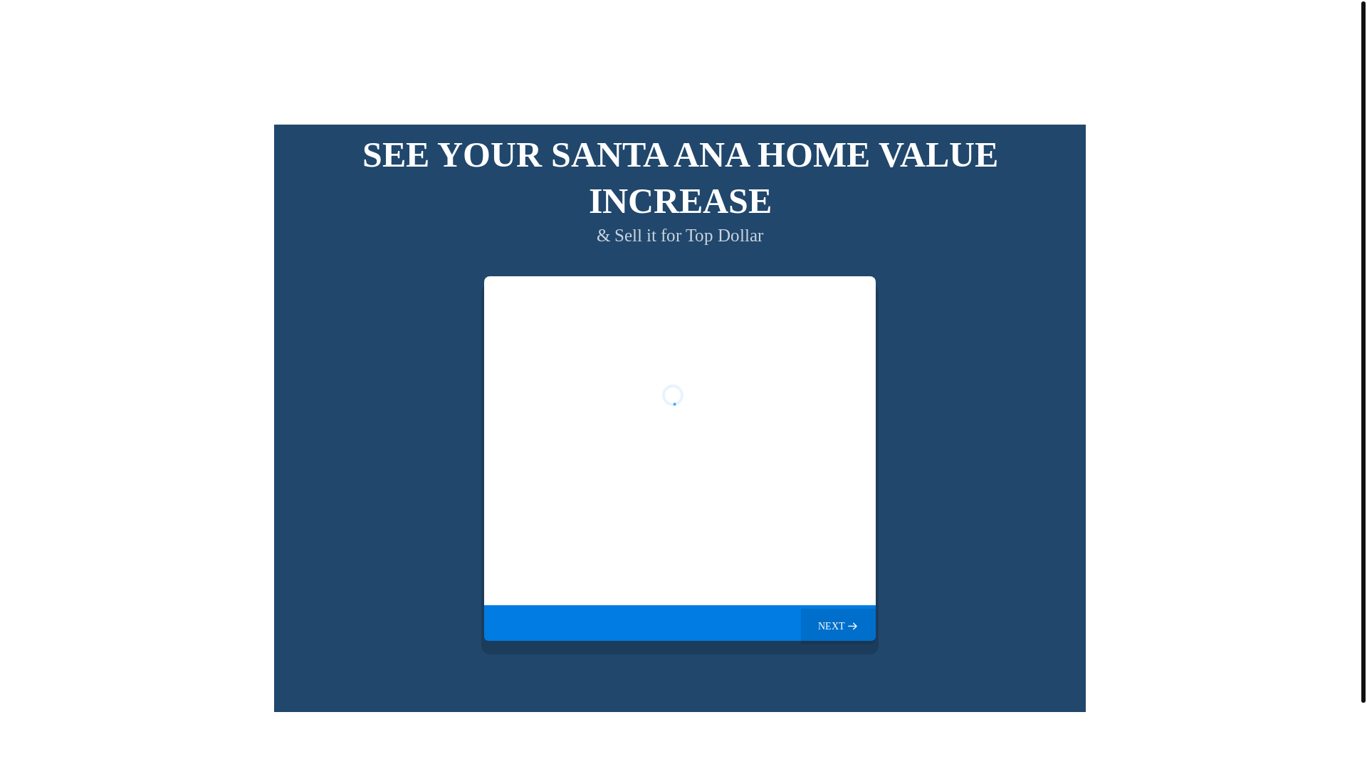 website screenshot of https://santaanahomesellers.com/