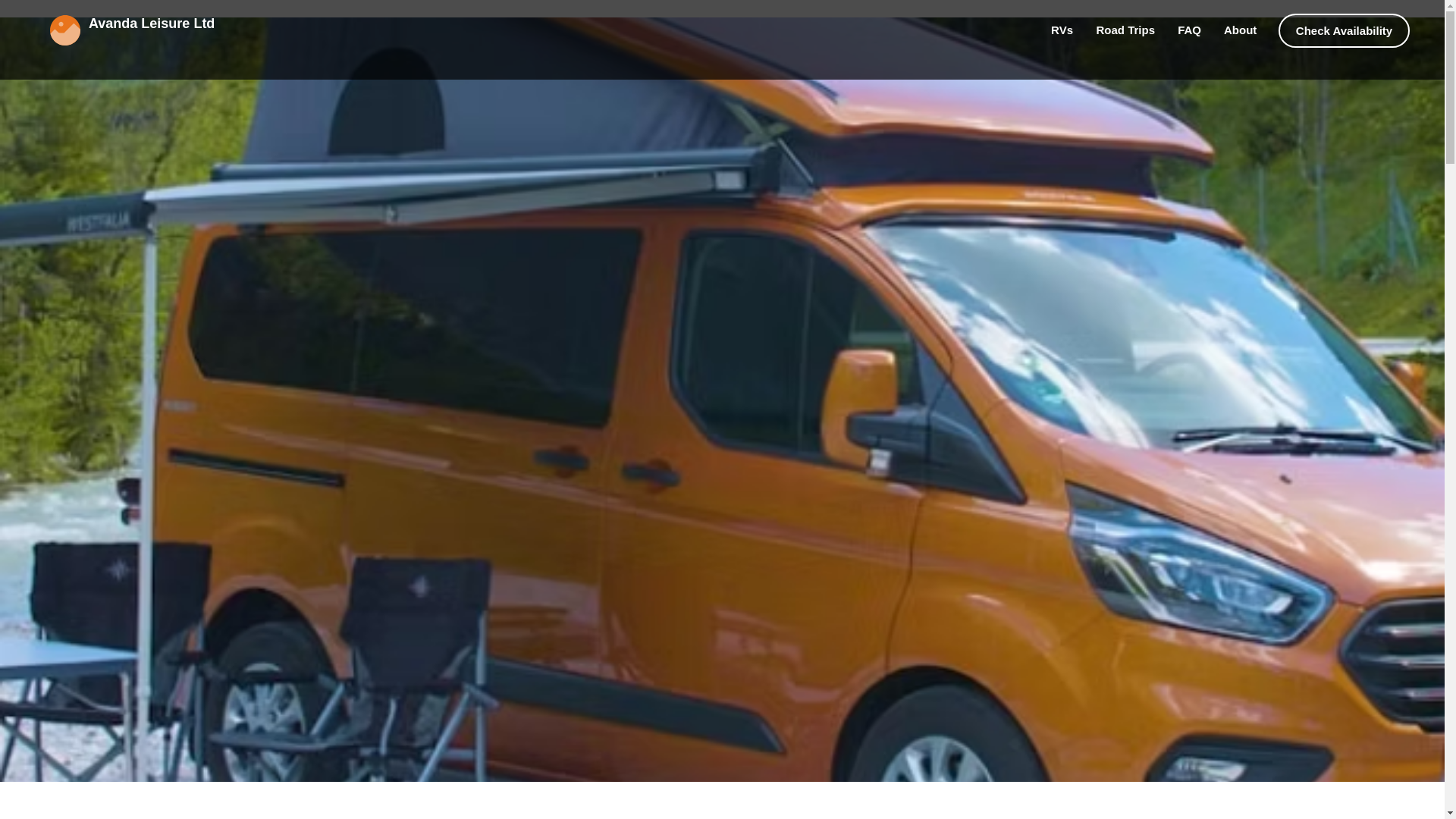 website screenshot of https://avandaleisure.co.uk/
