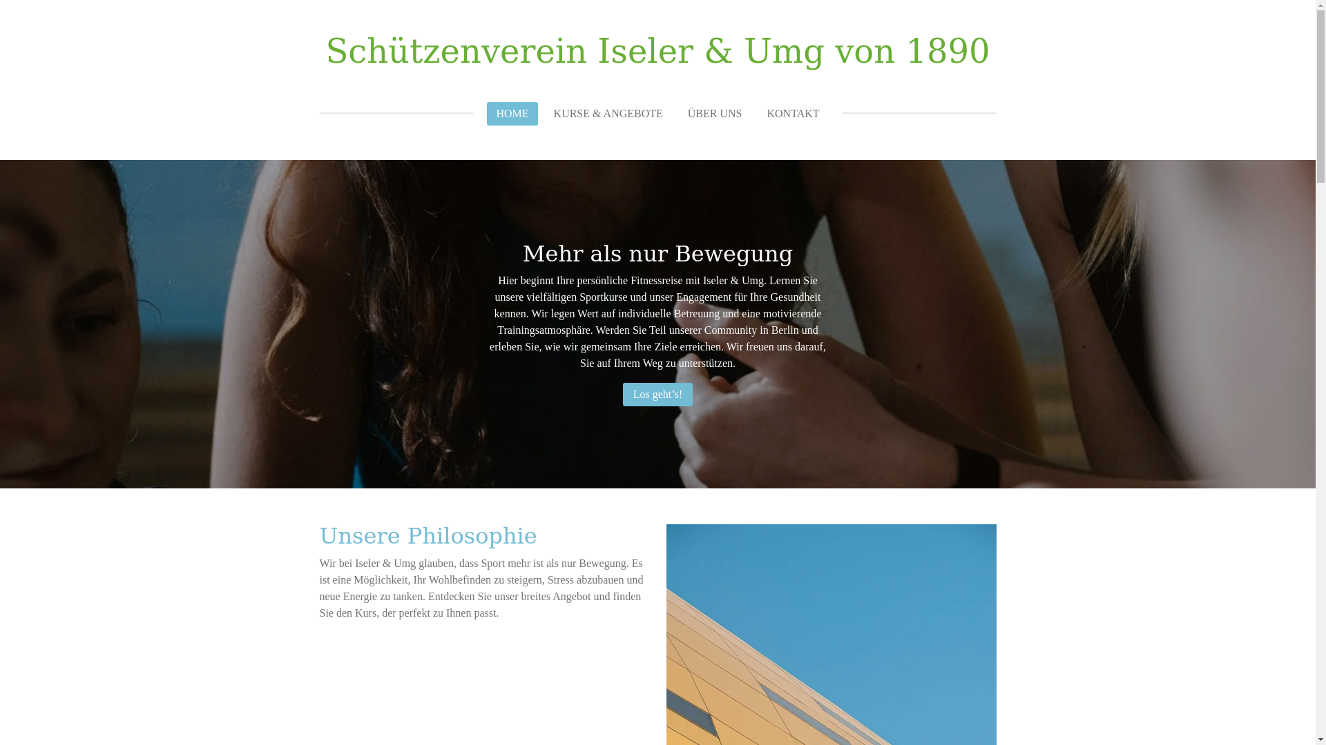 website screenshot of https://iselerundumgegend.de/