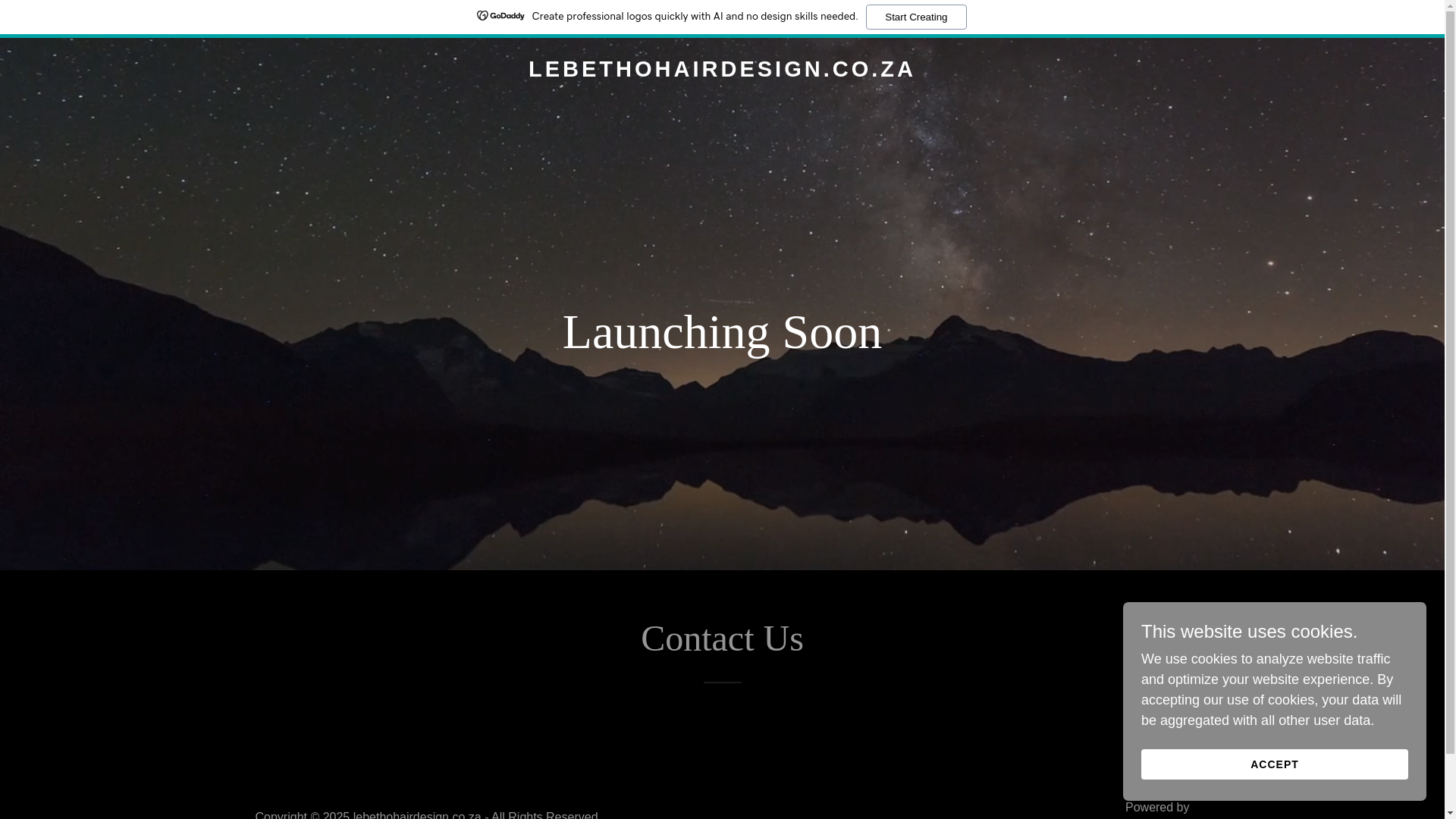 website screenshot of https://lebethohairdesign.co.za/