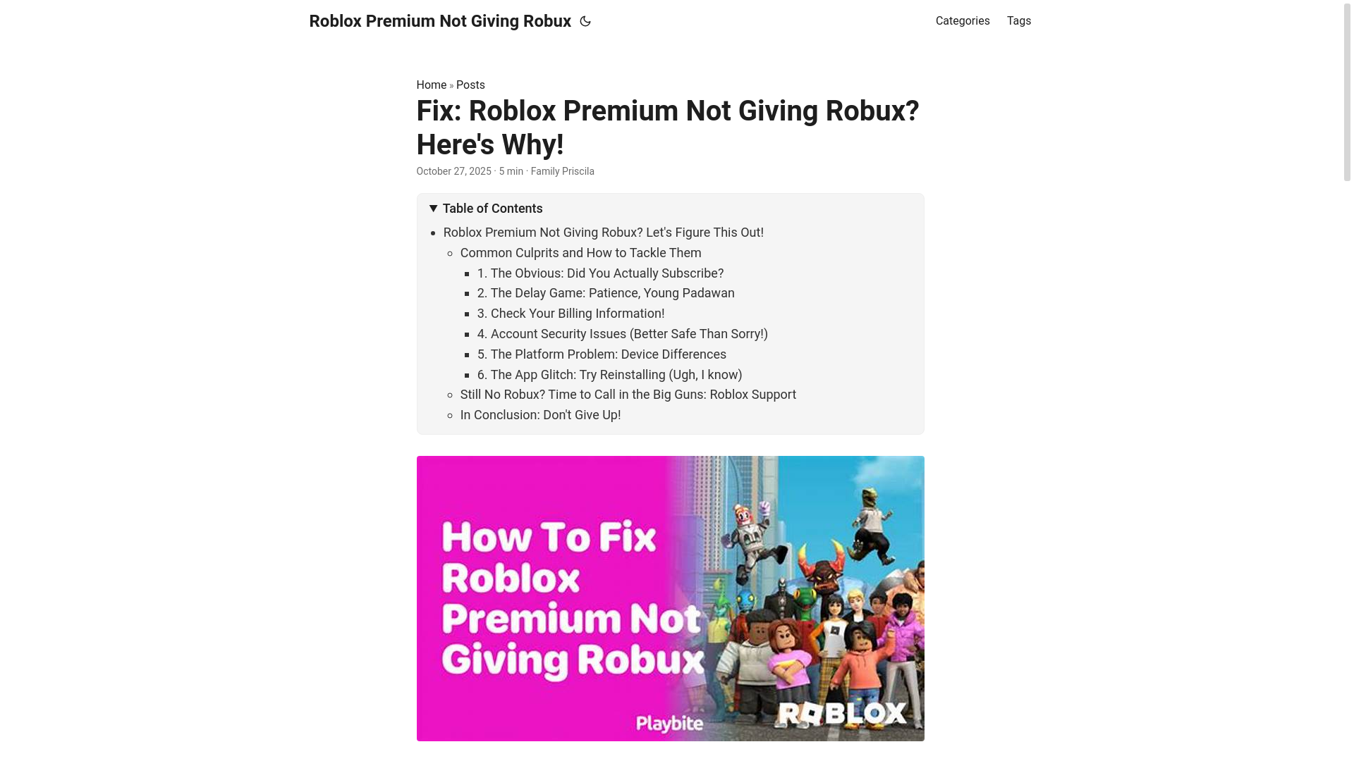 website screenshot of https://roblox-premium-not-giving-robux.pages.dev/