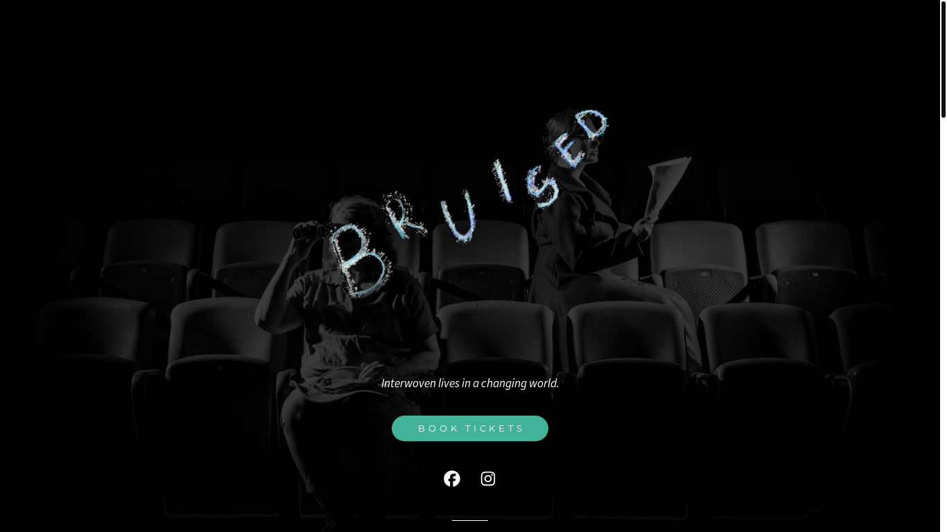 website screenshot of https://bruisedtheplay.com/