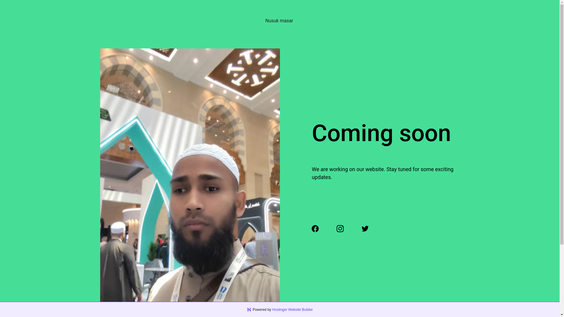 website screenshot of https://nusukmasar.in/