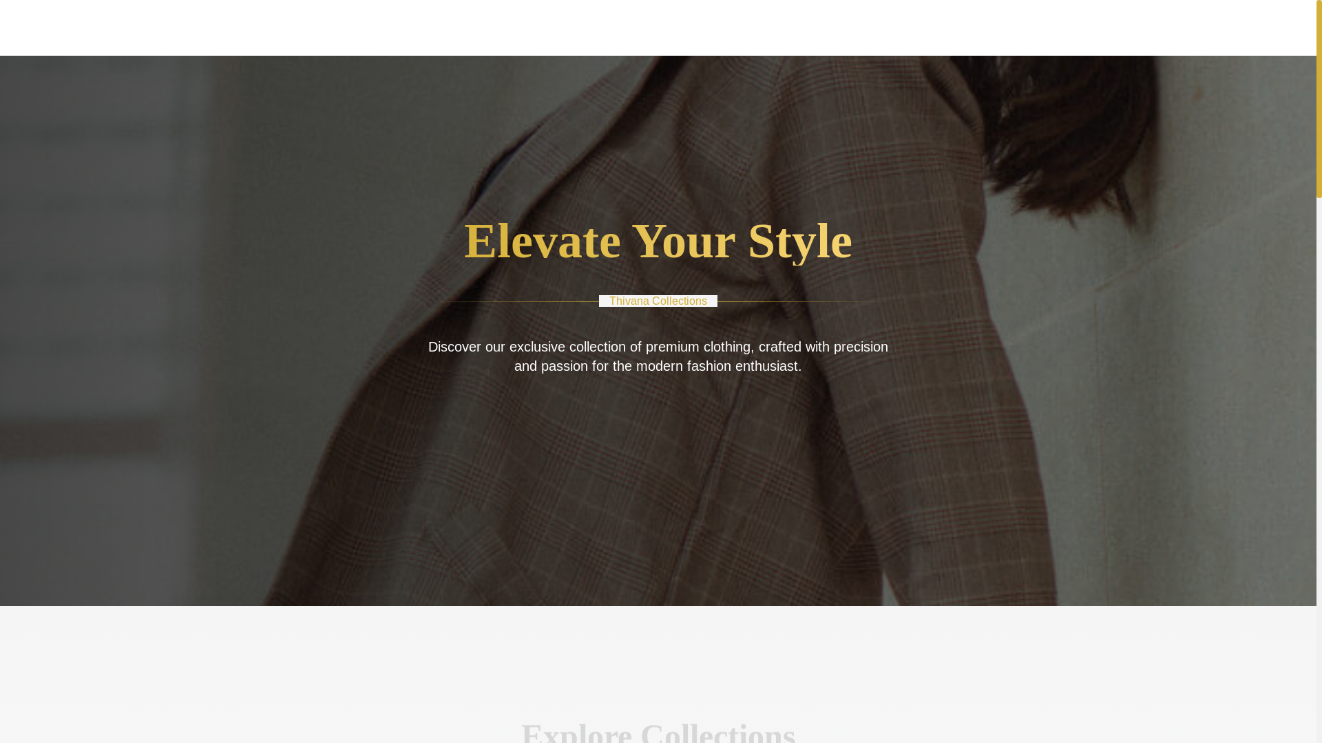 website screenshot of https://thivanacollection.pages.dev/