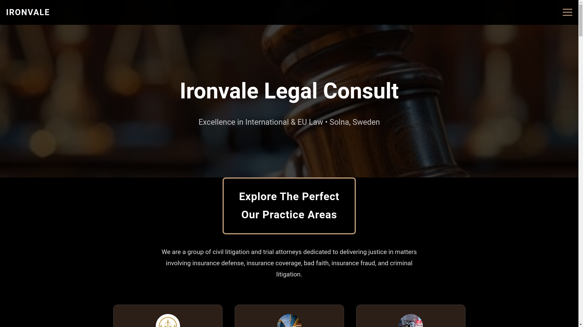 website screenshot of https://ironvalelegalconsult.com/
